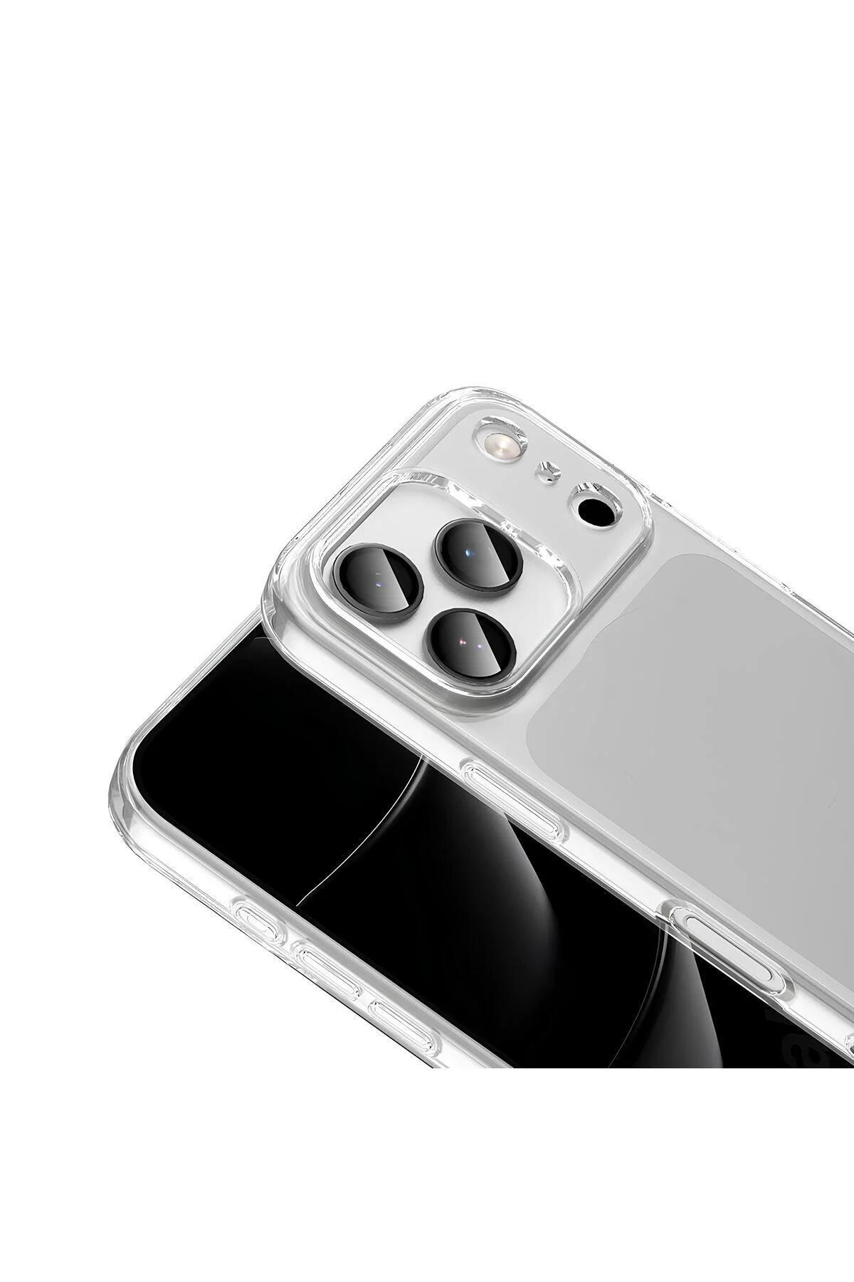 Apple iPhone 17 Pro Premium Şeffaf Silikon Kılıf Apple iPhone 17 Pro Premium Şeffaf Silikon Kılıf