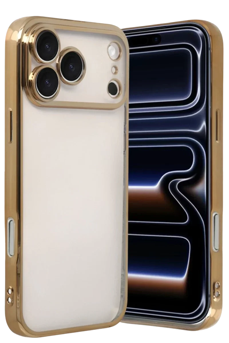 Apple iPhone 17 Pro Razer Lensli Silikon - Gold Apple iPhone 17 Pro Razer Lensli Silikon - Gold