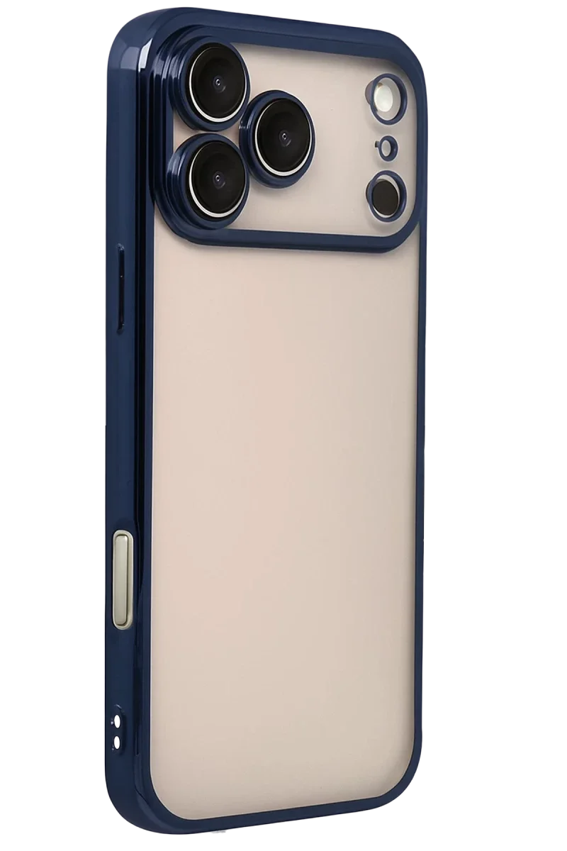 Apple iPhone 17 Pro Max Razer Lensli Silikon - Lacivert Apple iPhone 17 Pro Max Razer Lensli Silikon - Lacivert