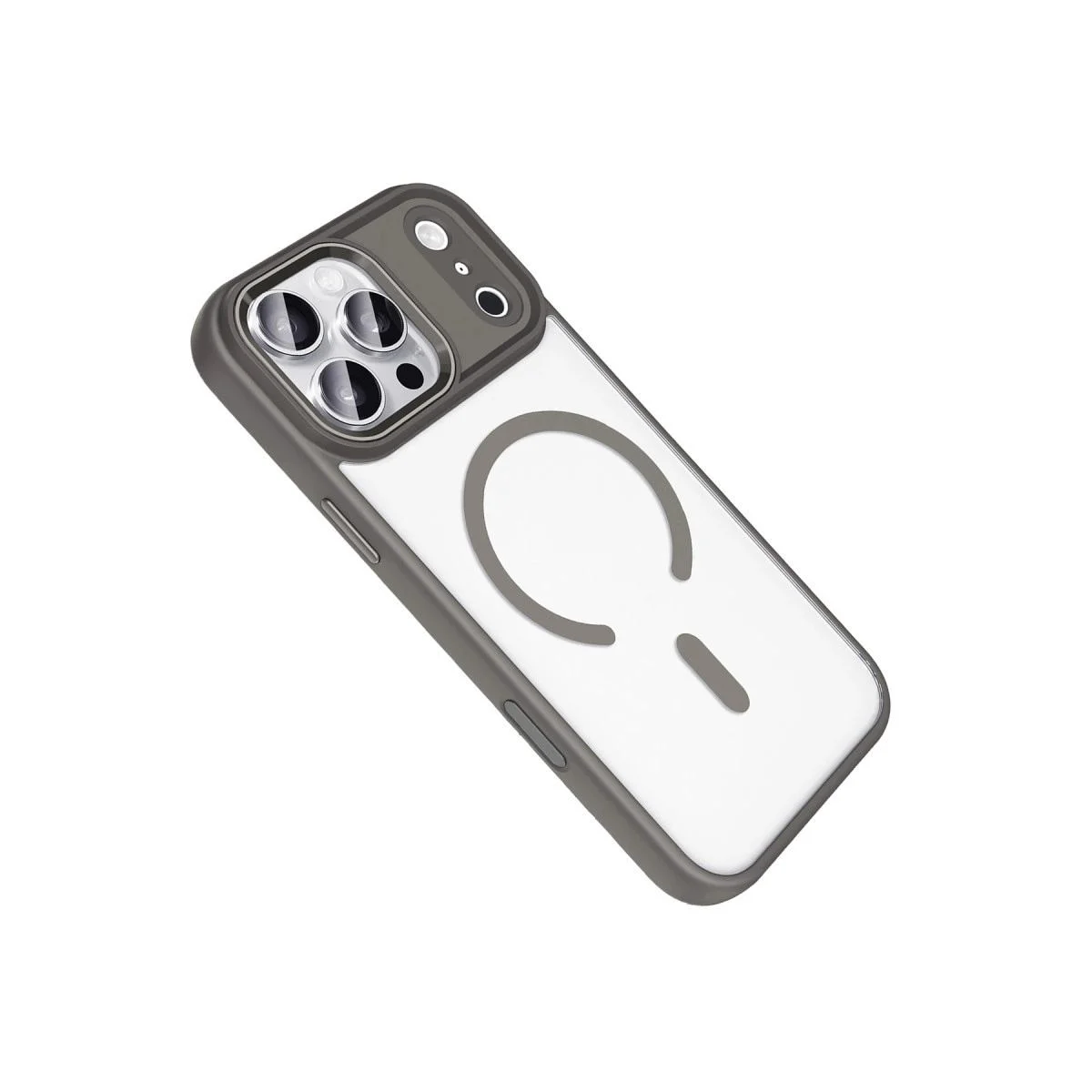 Apple iPhone 17 Pro Max ile Uyumlu Terea MagSafe Kılıf - Gri | Askeri Sınıf Koruma Apple iPhone 17 Pro Max ile Uyumlu Terea MagSafe Kılıf - Gri | Askeri Sınıf Koruma