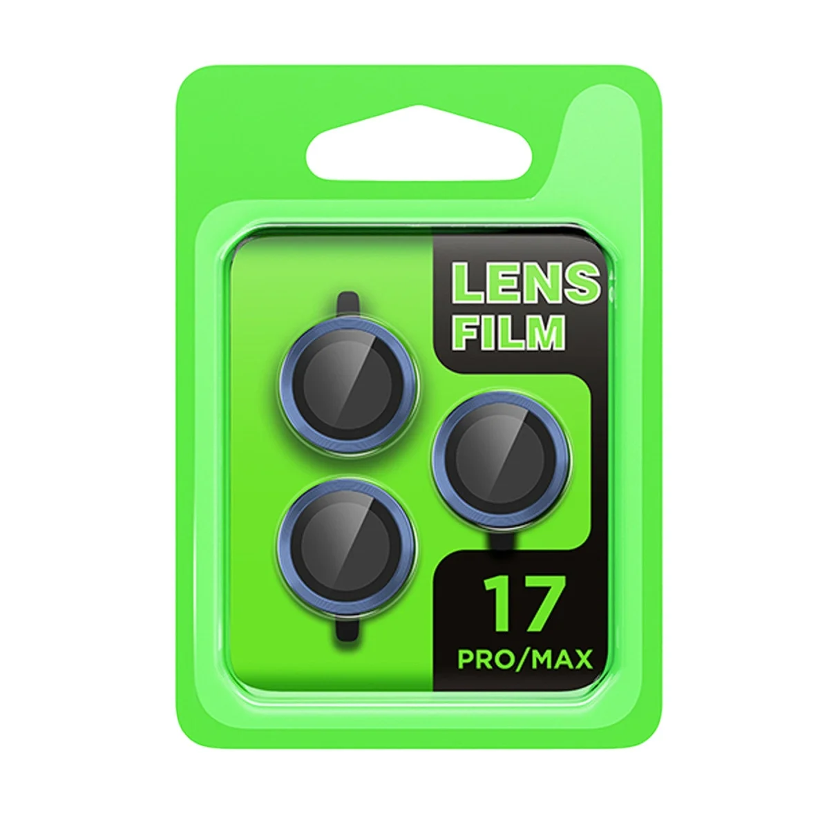 Apple İphone 17 Pro Raze Metal Kamera Lens - Koyu Mavi Apple İphone 17 Pro Raze Metal Kamera Lens - Koyu Mavi