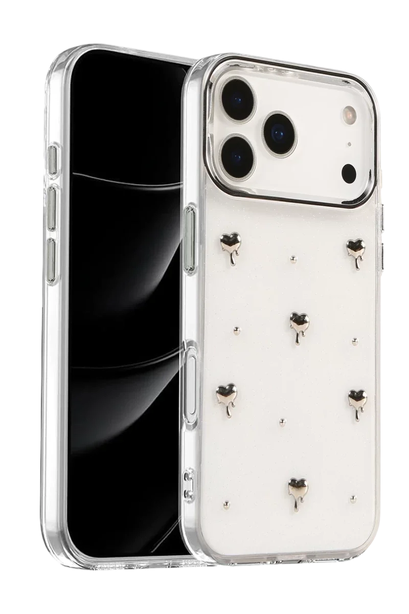Apple iPhone 17 Pro Max Fiyonk Desenli Kapak - Desen 1 Apple iPhone 17 Pro Max Fiyonk Desenli Kapak - Desen 1