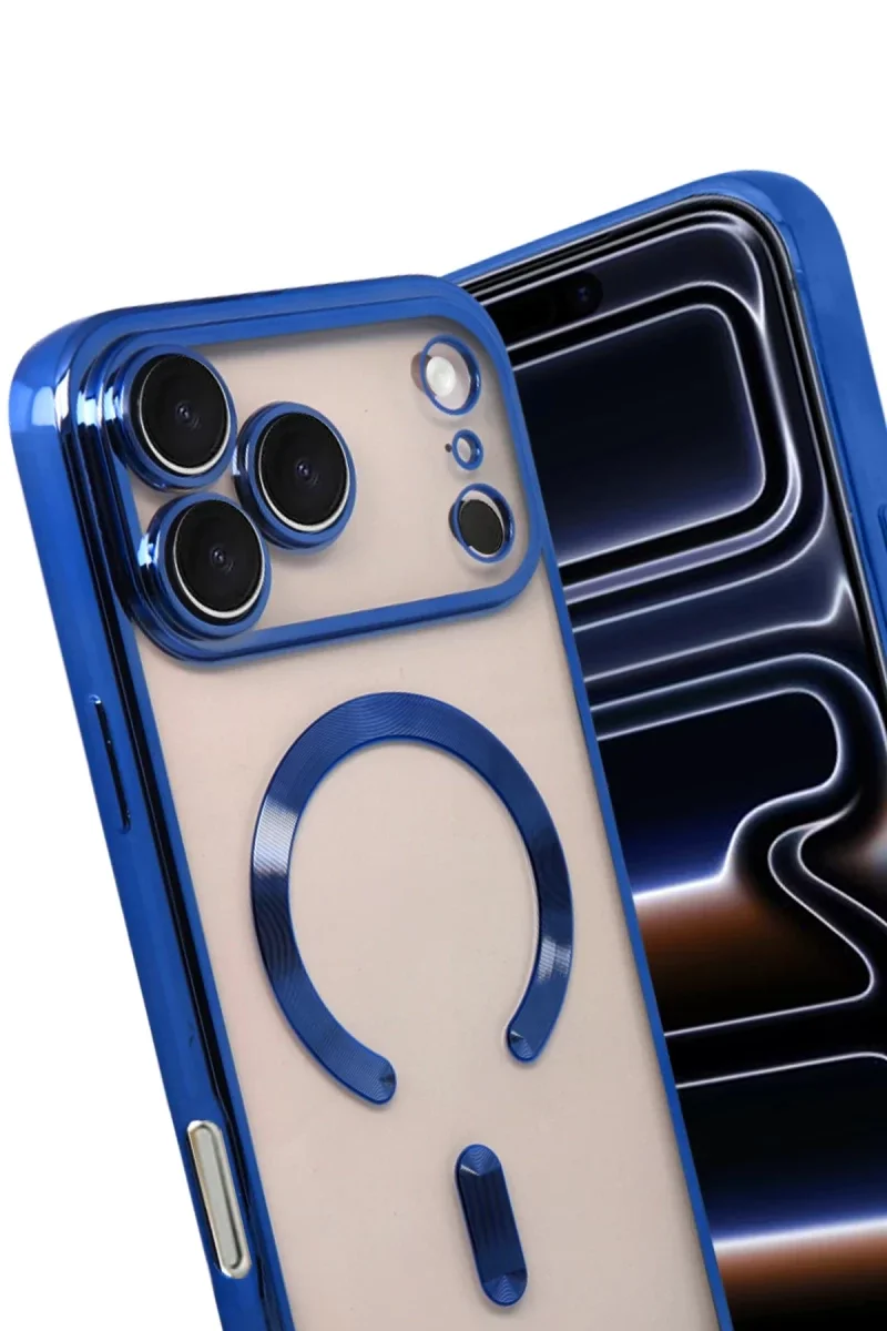Apple iPhone 17 Pro Max Kross Magneticsafe Kapak - Lacivert Apple iPhone 17 Pro Max Kross Magneticsafe Kapak - Lacivert