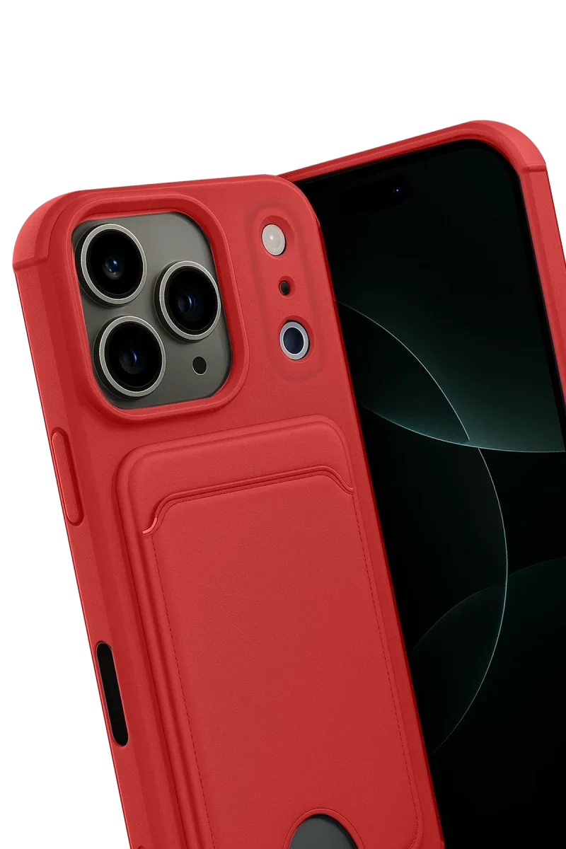 Apple iPhone 17 Pro Kelvin Kartvizitli Silikon - Kırmızı Fiyatı, Yorumları ve Özellikleri