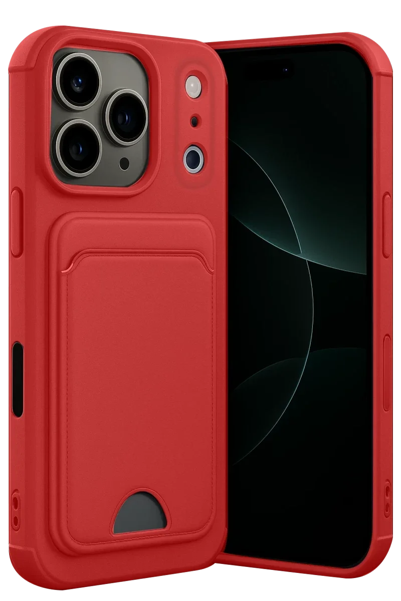 Apple iPhone 17 Pro Kelvin Kartvizitli Silikon - Kırmızı Fiyatı, Yorumları ve Özellikleri