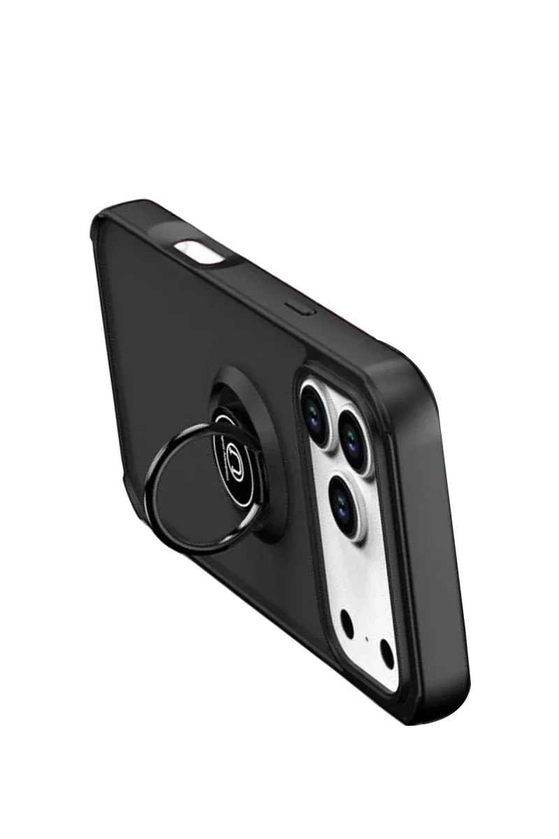 Apple iPhone 17 Pro Max Montreal Yüzüklü Silikon Kapak - Siyah Fiyatı, Yorumları ve Özellikleri