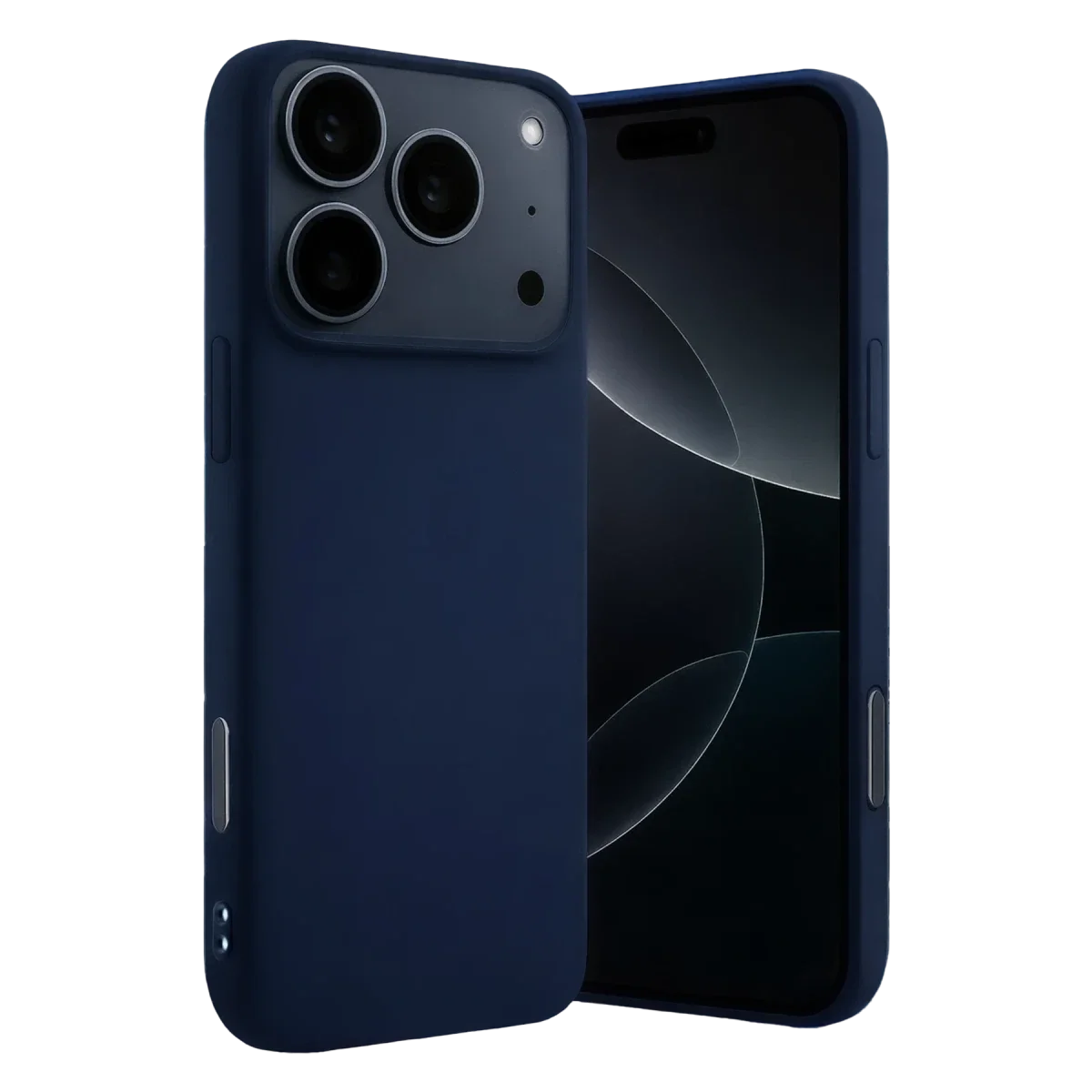 Apple iPhone 17 Pro Max Nano içi Kadife Silikon - Lacivert