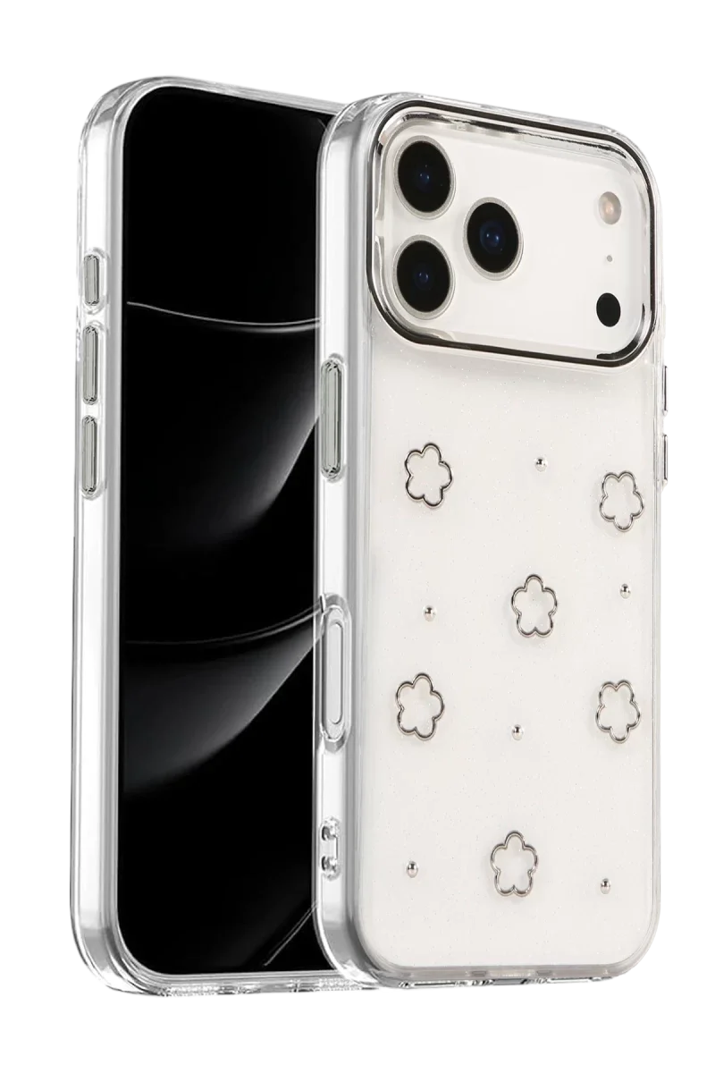 Apple iPhone 17 Pro Fiyonk Desenli Kapak - Desen 2 Apple iPhone 17 Pro Fiyonk Desenli Kapak - Desen 2