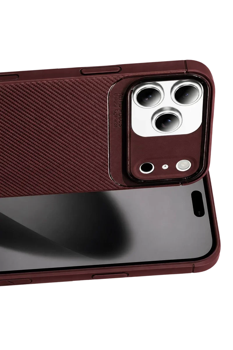 Apple iPhone 17 Pro Max Auto Focus Karbon Kapak - Bordo Fiyatı, Yorumları ve Özellikleri