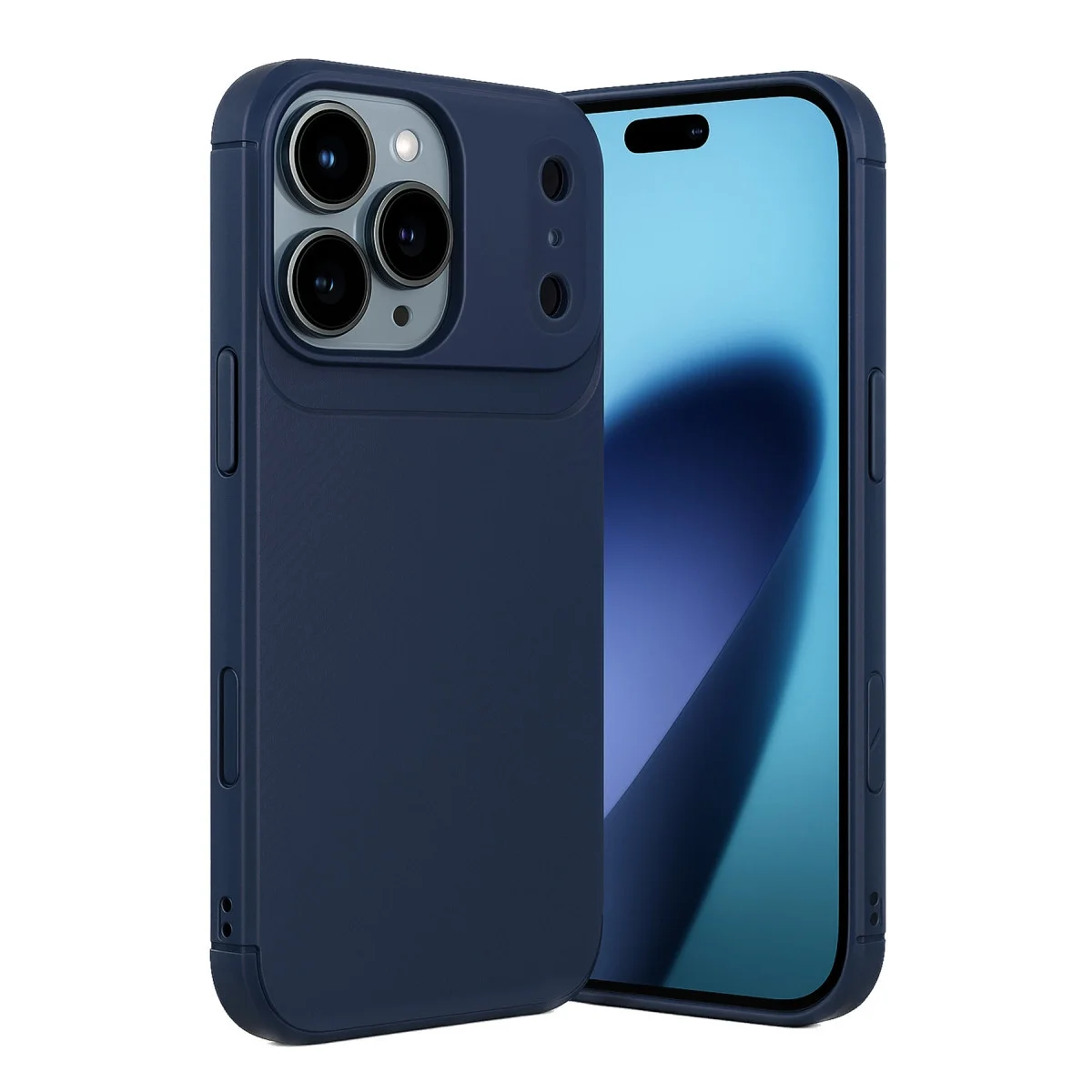 Apple İphone 17 Pro Auto Focus Karbon Kapak - Lacivert Apple İphone 17 Pro Auto Focus Karbon Kapak - Lacivert