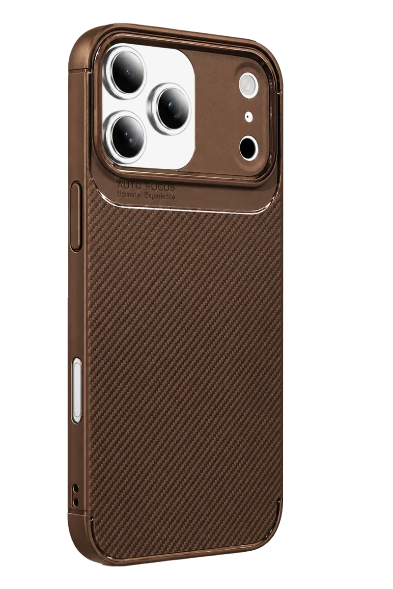 Apple iPhone 17 Pro Auto Focus Karbon Kapak - Kahverengi Fiyatı, Yorumları ve Özellikleri