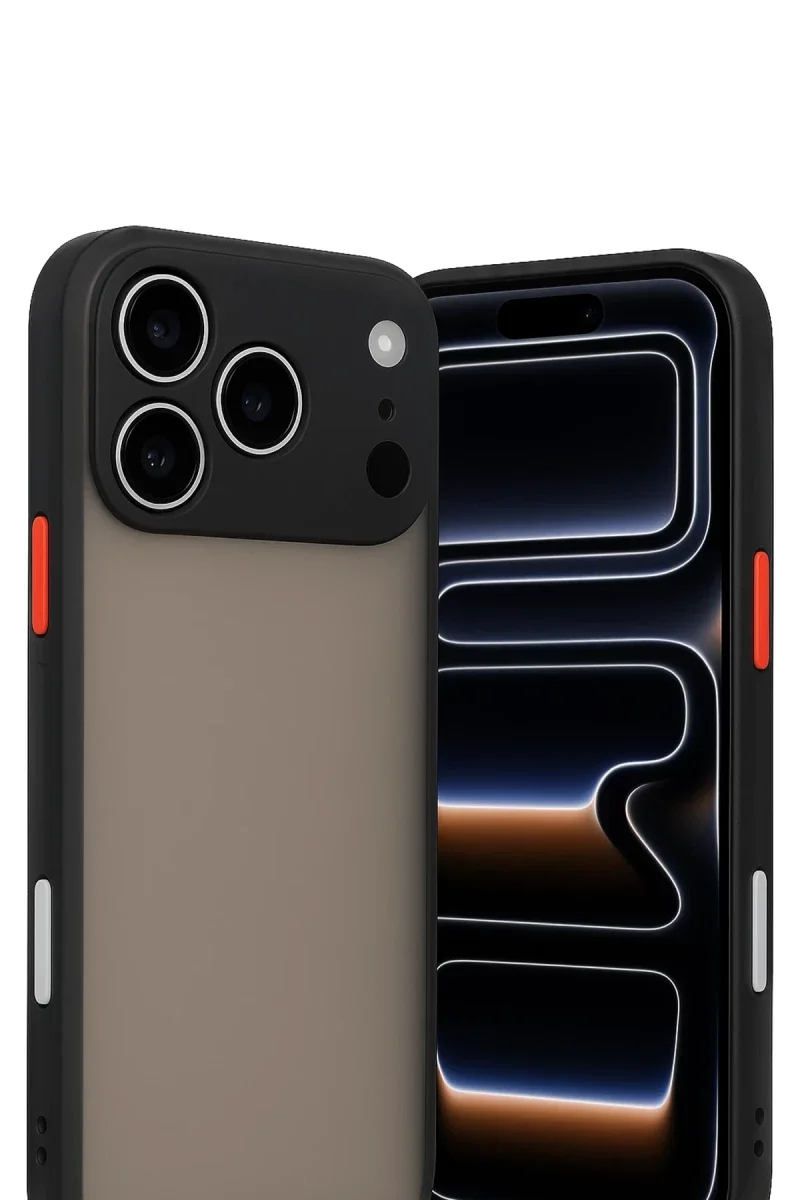 Apple iPhone 17 Pro Kılıf Montreal Silikon Kapak - Siyah Apple iPhone 17 Pro Kılıf Montreal Silikon Kapak - Siyah