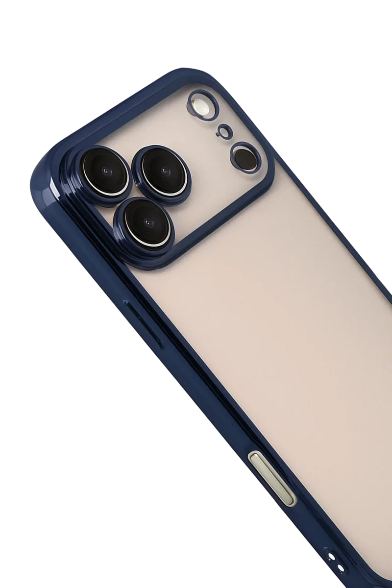 Apple iPhone 17 Pro Max Razer Lensli Silikon - Lacivert Apple iPhone 17 Pro Max Razer Lensli Silikon - Lacivert