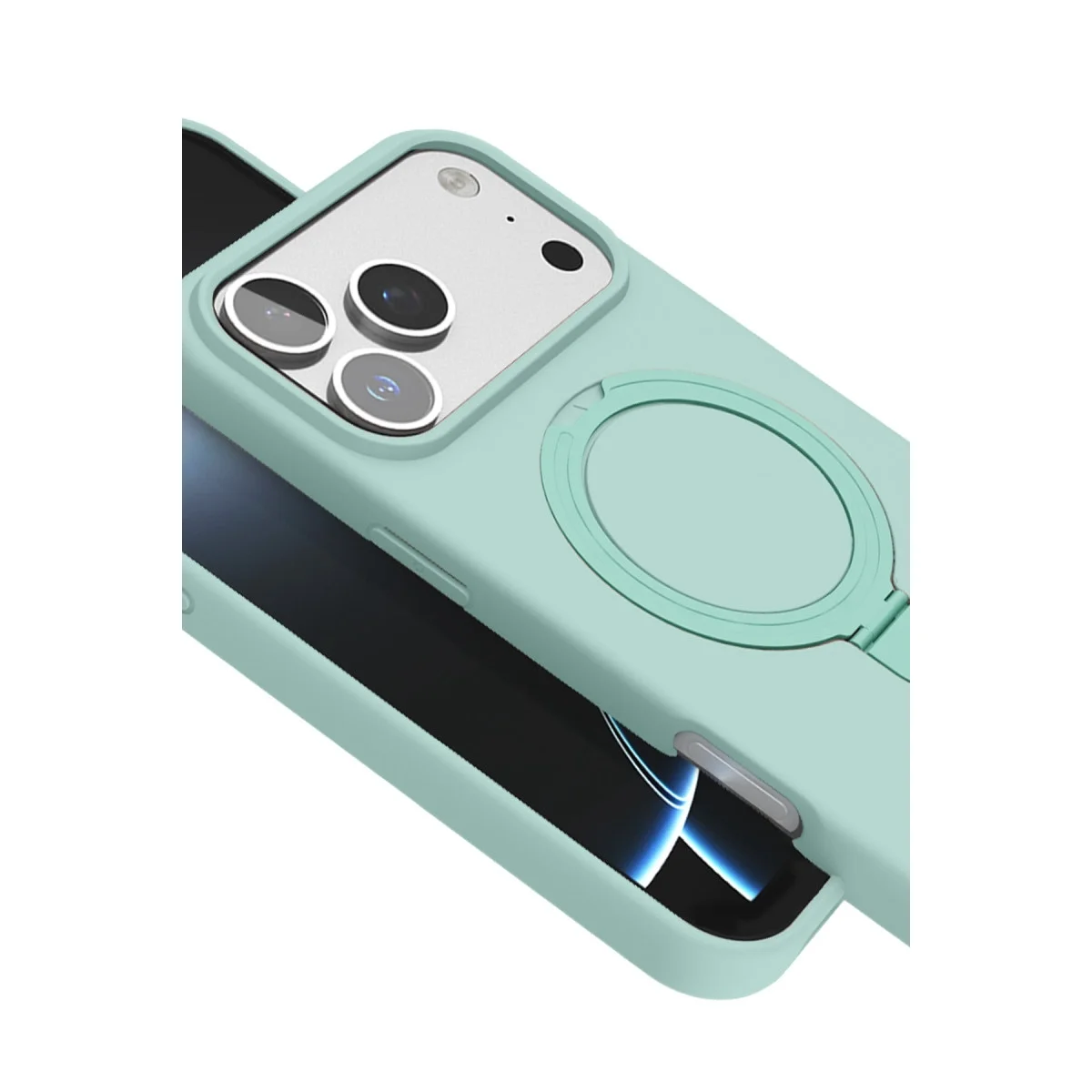 Apple İphone 17 Pro Max Regal Magsafe Standlı Kapak - Su Yeşili Fiyatı, Yorumları ve Özellikleri