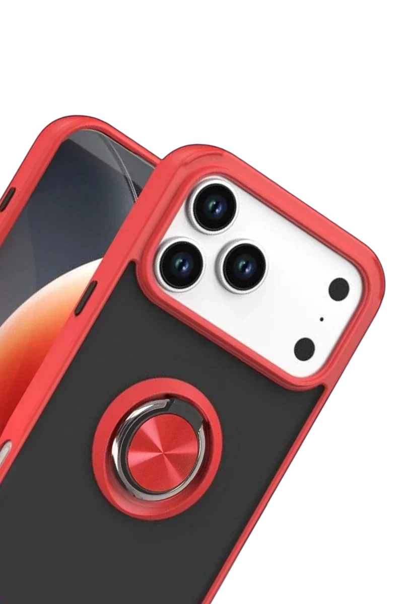 Apple iPhone 17 Pro Max Montreal Yüzüklü Silikon Kapak - Kırmızı Fiyatı, Yorumları ve Özellikleri