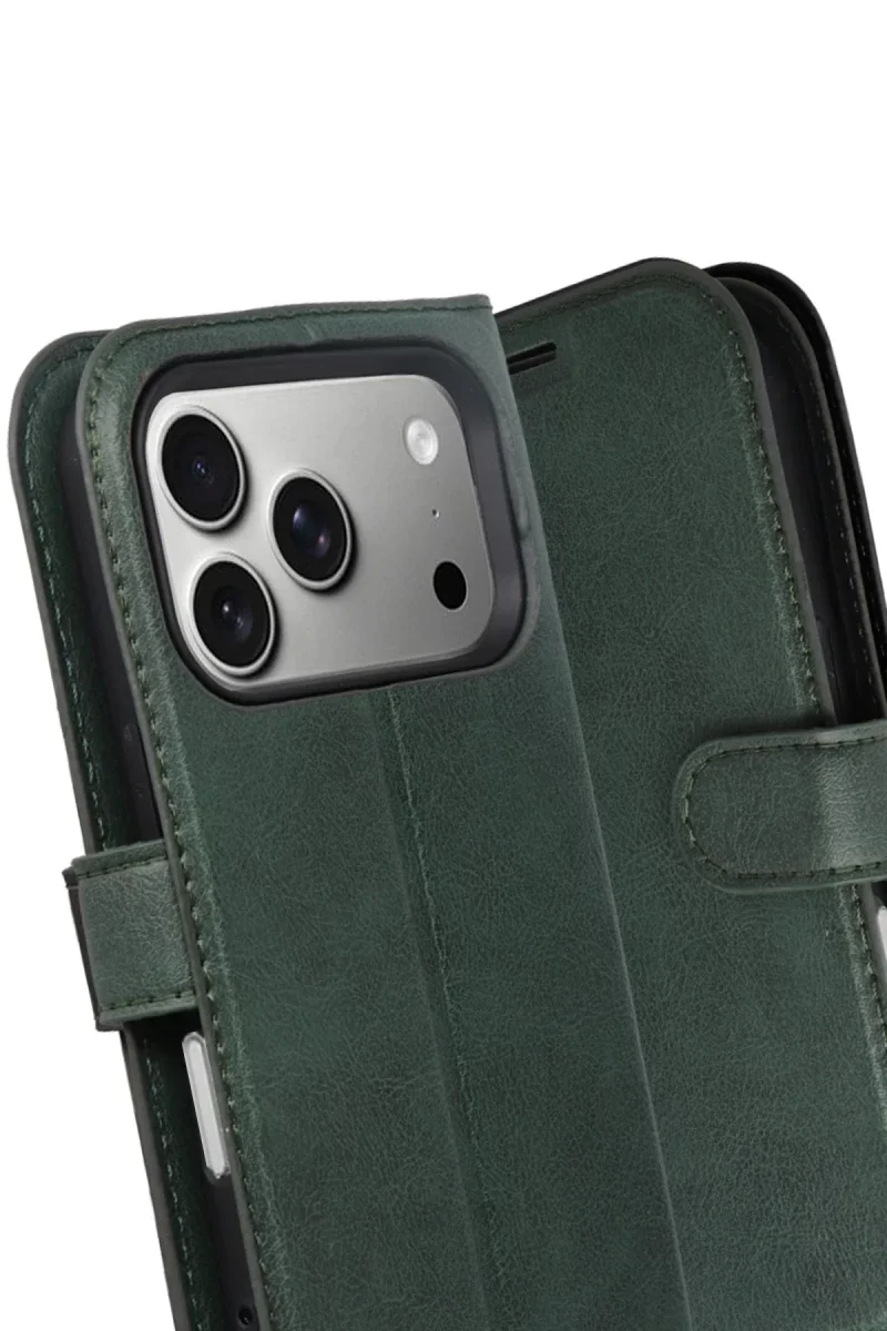 Apple iPhone 17 Pro Trend S Plus Kapaklı Kılıf - Yeşil Fiyatı, Yorumları ve Özellikleri