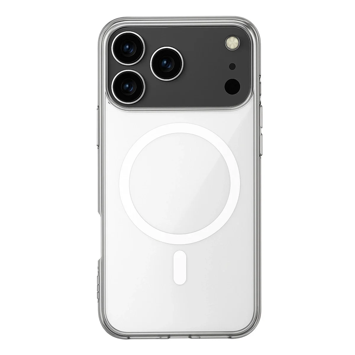 Apple İphone 17 Pro Max Kılıf Magneticsafe Şeffaf Silikon - Şeffaf Apple İphone 17 Pro Max Kılıf Magneticsafe Şeffaf Silikon - Şeffaf