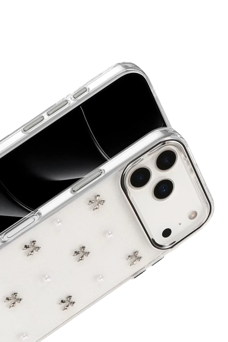 Apple iPhone 17 Pro Fiyonk Desenli Kapak - Desen 8