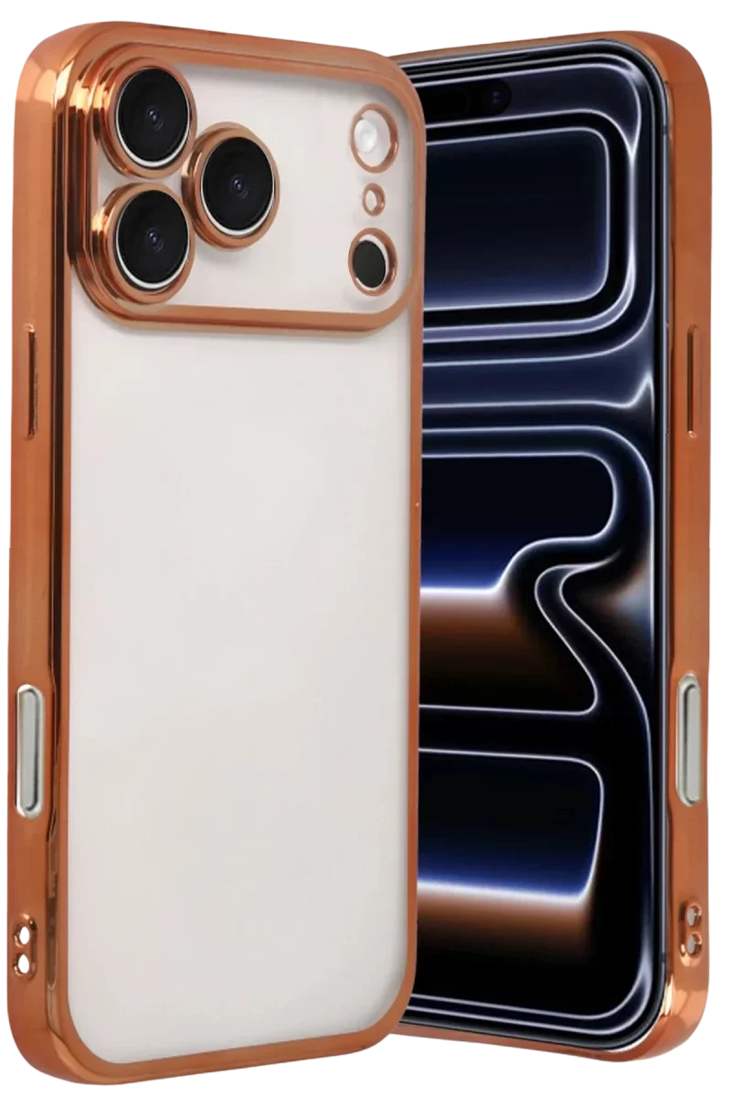 Apple iPhone 17 Pro Razer Lensli Silikon - Turuncu Apple iPhone 17 Pro Razer Lensli Silikon - Turuncu