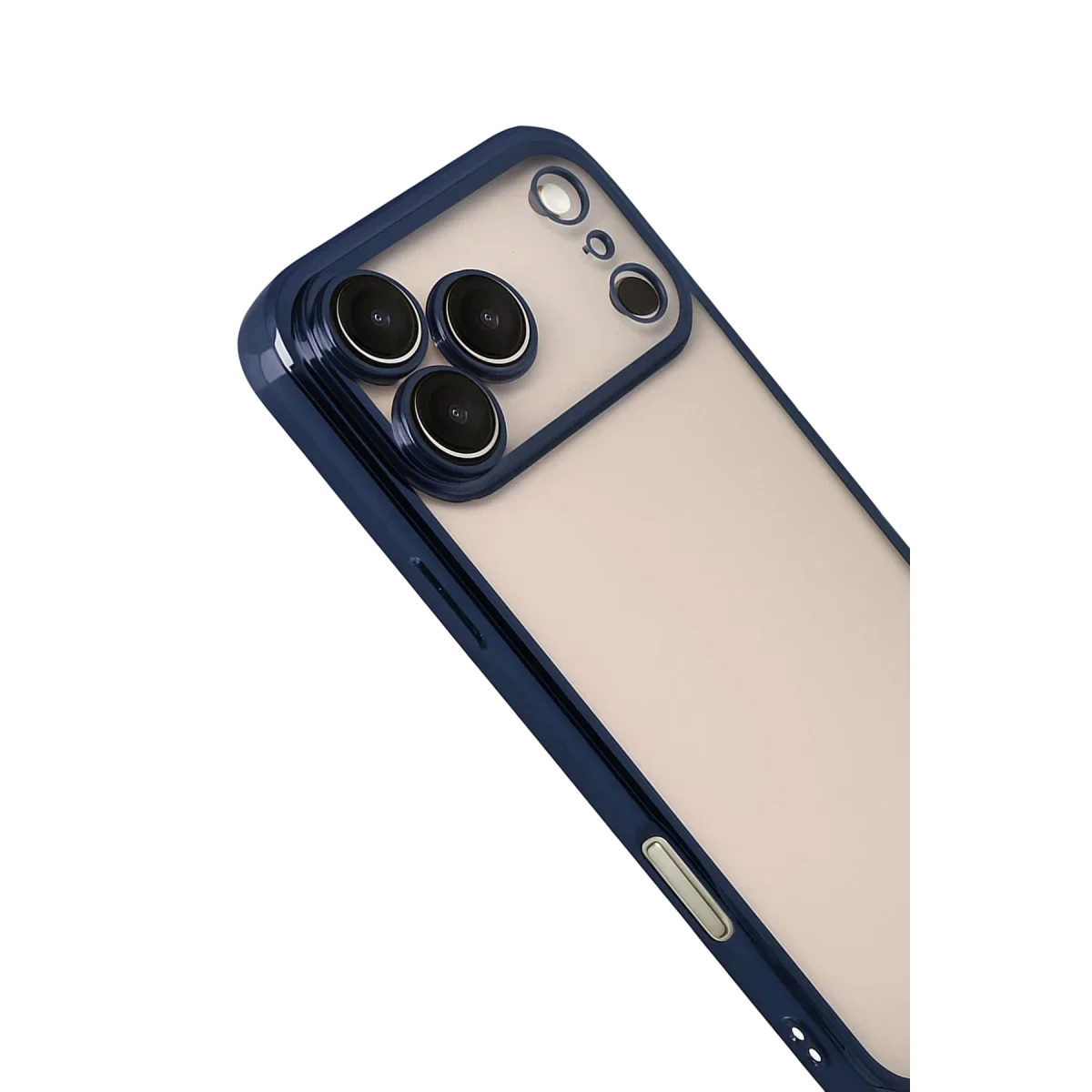 Apple iPhone 17 Pro Razer Lensli Silikon - Lacivert Apple iPhone 17 Pro Razer Lensli Silikon - Lacivert - Görsel 3