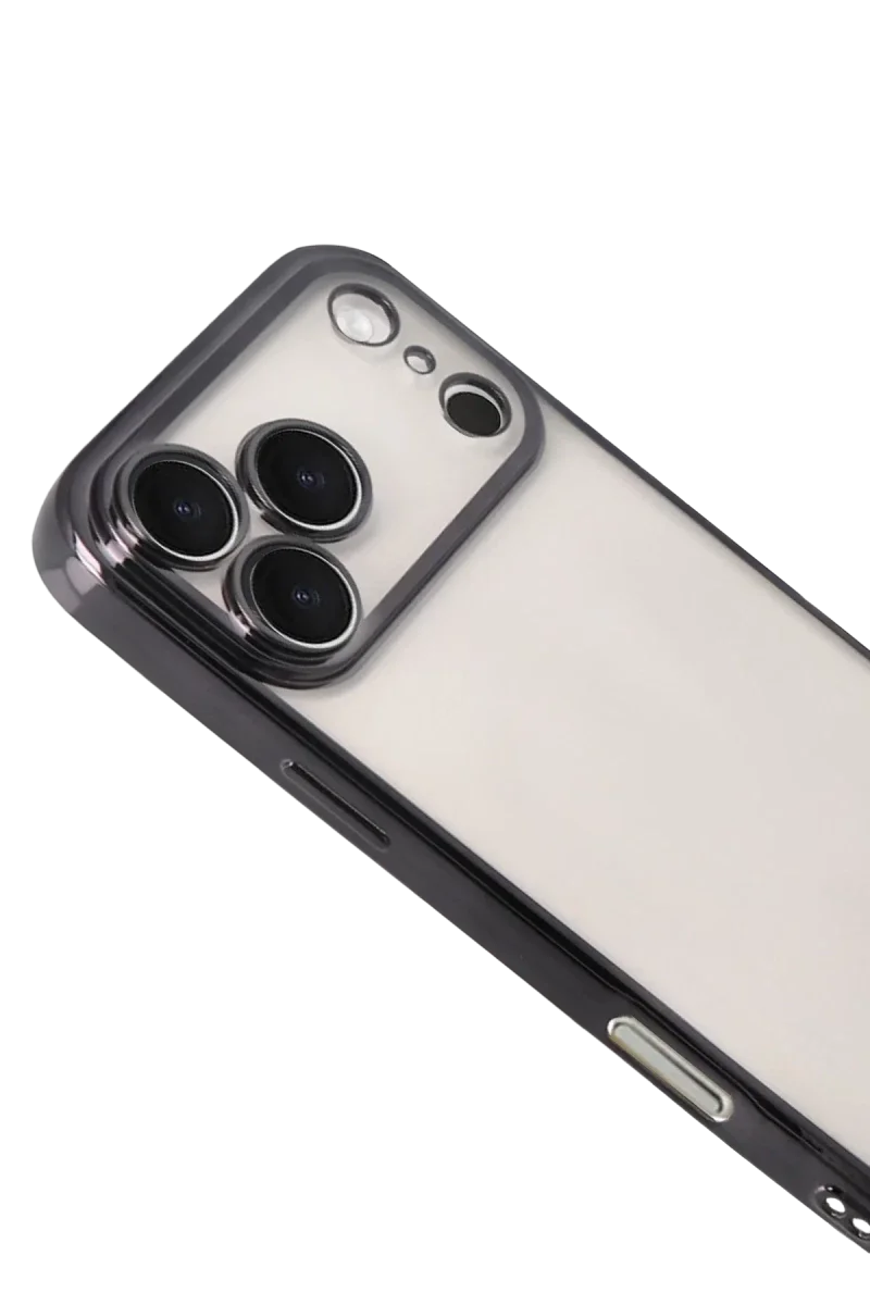 Apple iPhone 17 Pro Max Razer Lensli Silikon - Siyah Apple iPhone 17 Pro Max Razer Lensli Silikon - Siyah