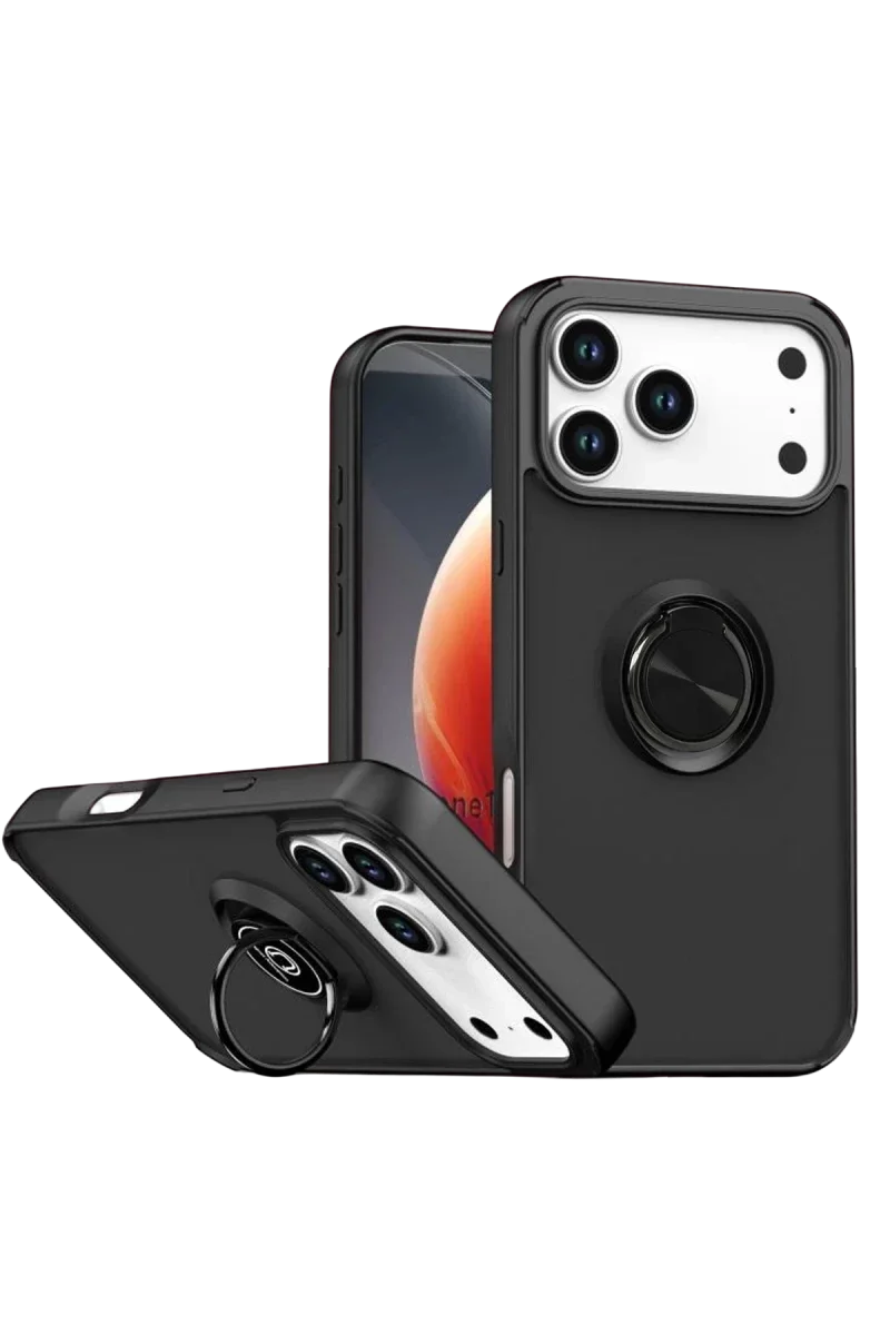 Apple iPhone 17 Pro Max Montreal Yüzüklü Silikon Kapak - Siyah Fiyatı, Yorumları ve Özellikleri