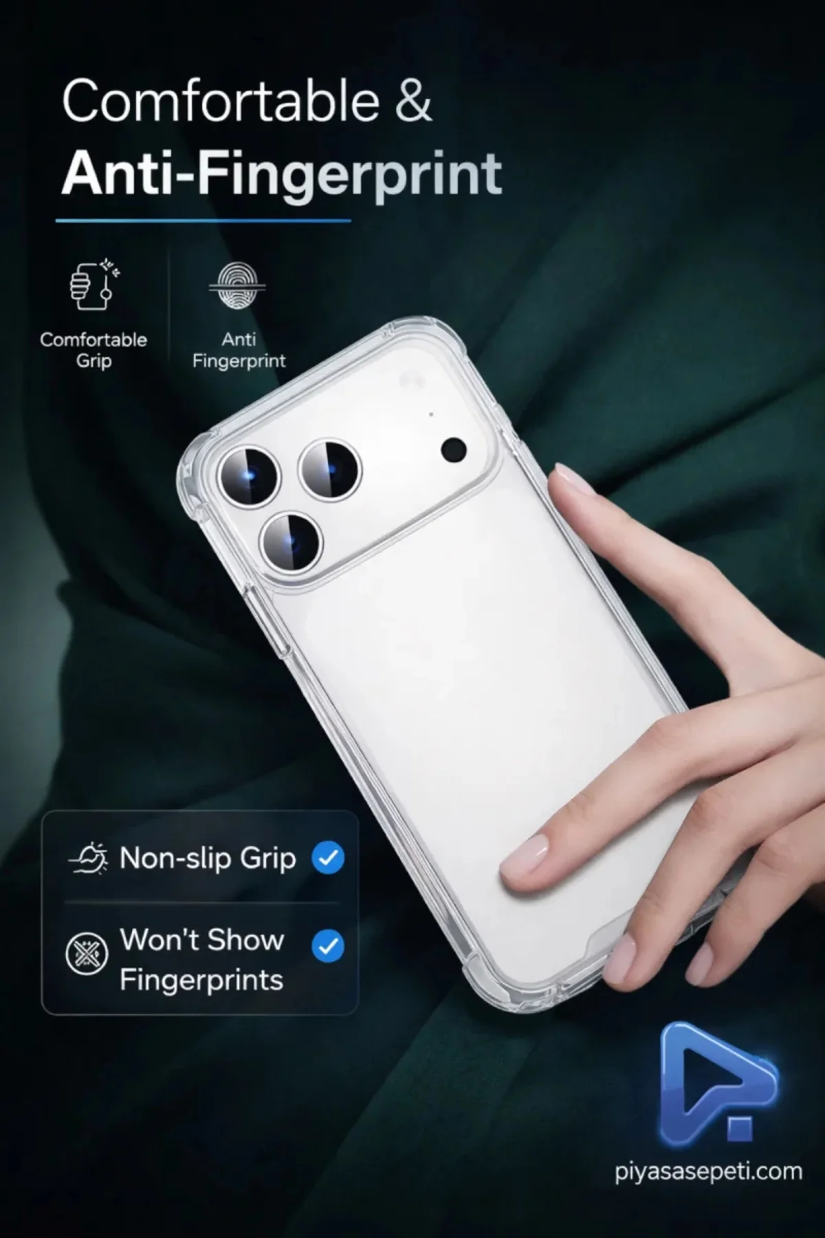 Apple iPhone 17 Pro Şeffaf Tank Silikon Kapak
