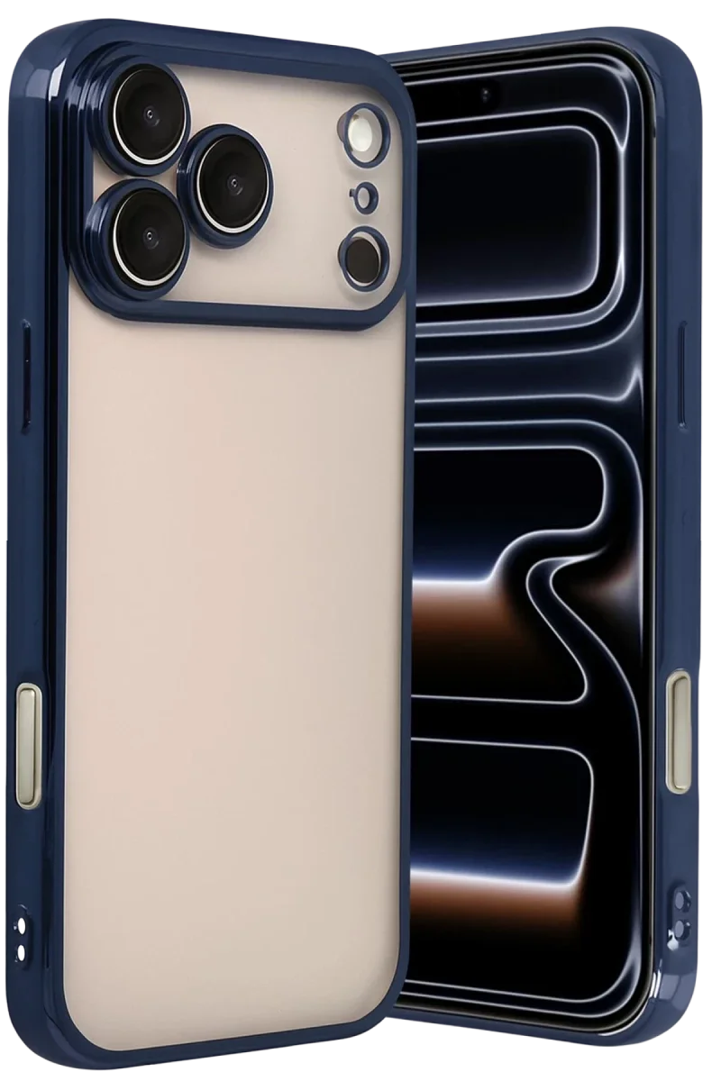 Apple iPhone 17 Pro Max Razer Lensli Silikon - Lacivert Apple iPhone 17 Pro Max Razer Lensli Silikon - Lacivert