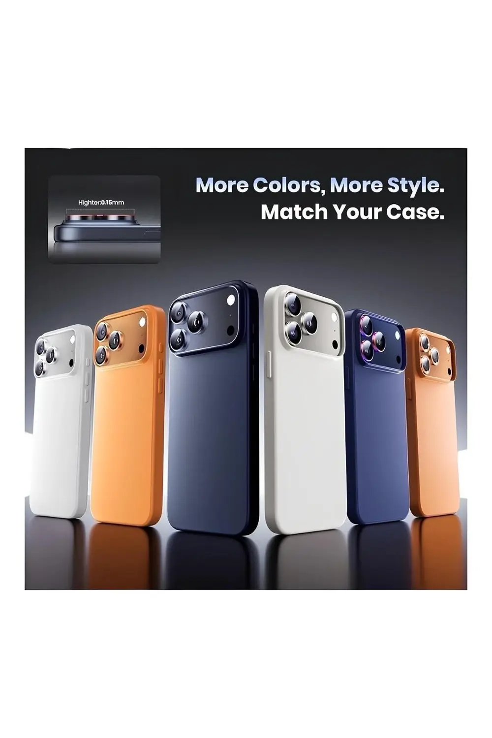 Apple iPhone 17 Pro Metal Çerçeveli Kamera Koruma Lensi Abis