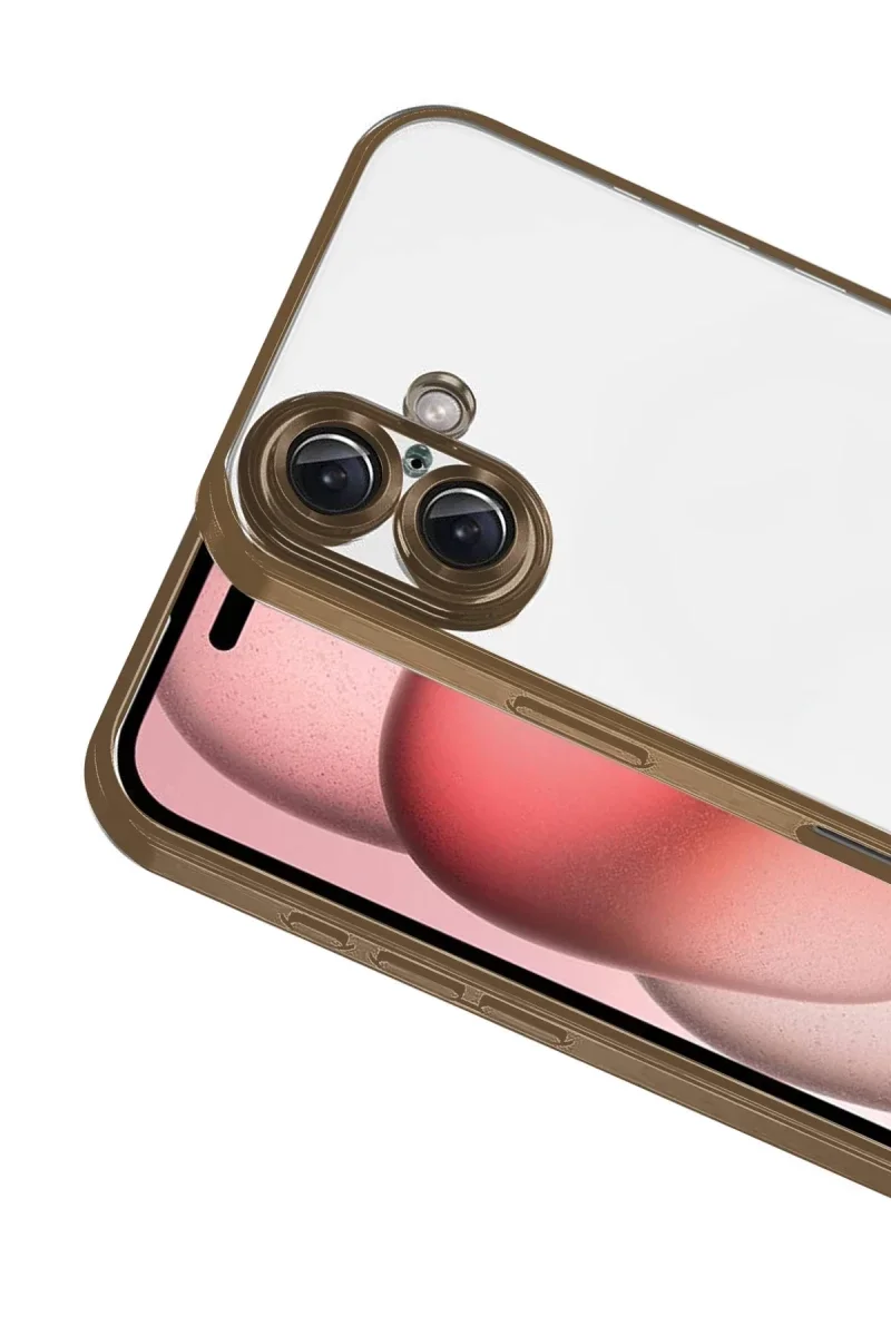 Apple iPhone 17 Razer Lensli Silikon - Çöl Titanyum Apple iPhone 17 Razer Lensli Silikon - Çöl Titanyum
