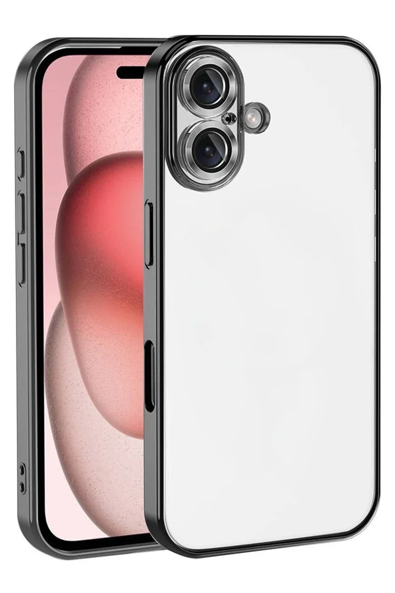 Apple iPhone 17 Razer Lensli Silikon - Siyah Apple iPhone 17 Razer Lensli Silikon - Siyah