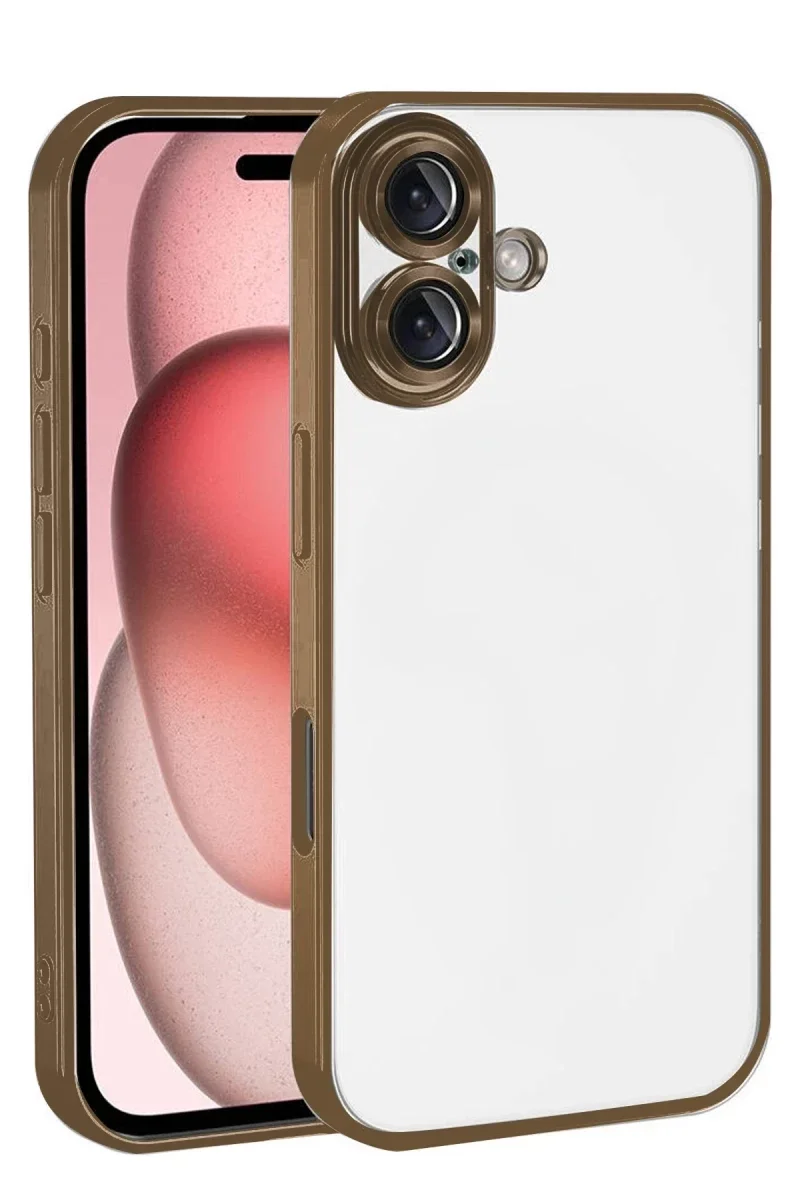 Apple iPhone 17 Razer Lensli Silikon - Çöl Titanyum Apple iPhone 17 Razer Lensli Silikon - Çöl Titanyum