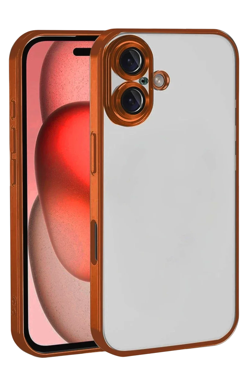 Apple iPhone 17 Razer Lensli Silikon - Turuncu Apple iPhone 17 Razer Lensli Silikon - Turuncu