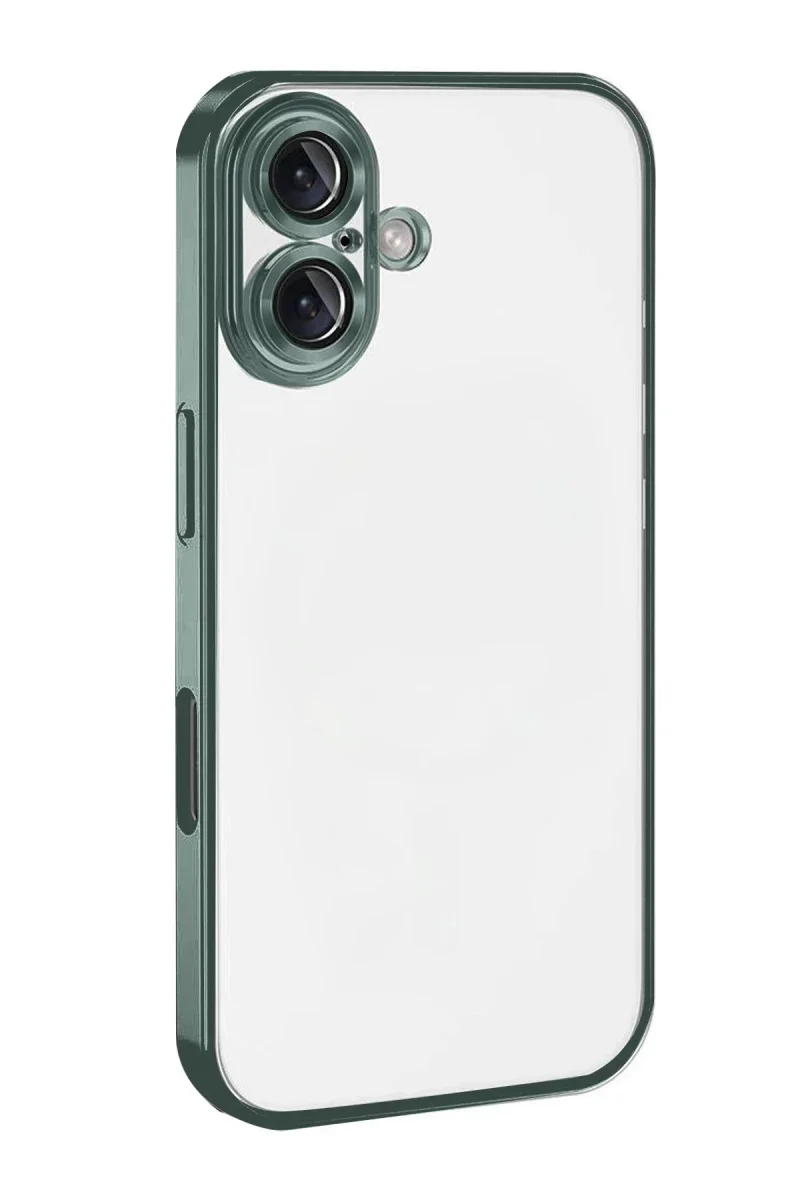 Apple iPhone 17 Razer Lensli Silikon - Yeşil Apple iPhone 17 Razer Lensli Silikon - Yeşil