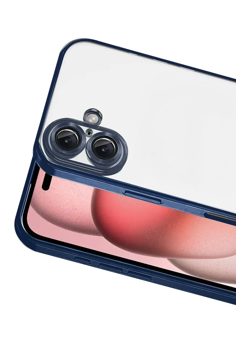 Apple iPhone 17 Razer Lensli Silikon - Lacivert