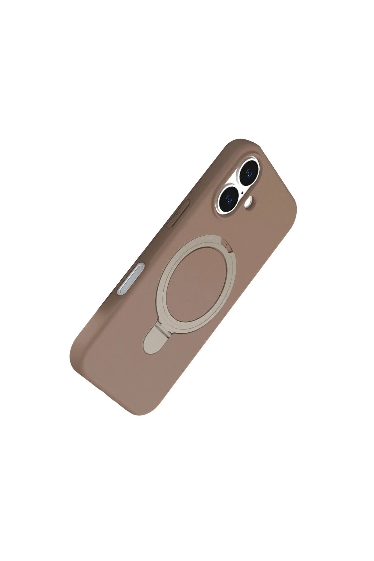 Apple İphone 17 Regal Magsafe Standlı Kapak - Çöl Titanyum Apple İphone 17 Regal Magsafe Standlı Kapak - Çöl Titanyum