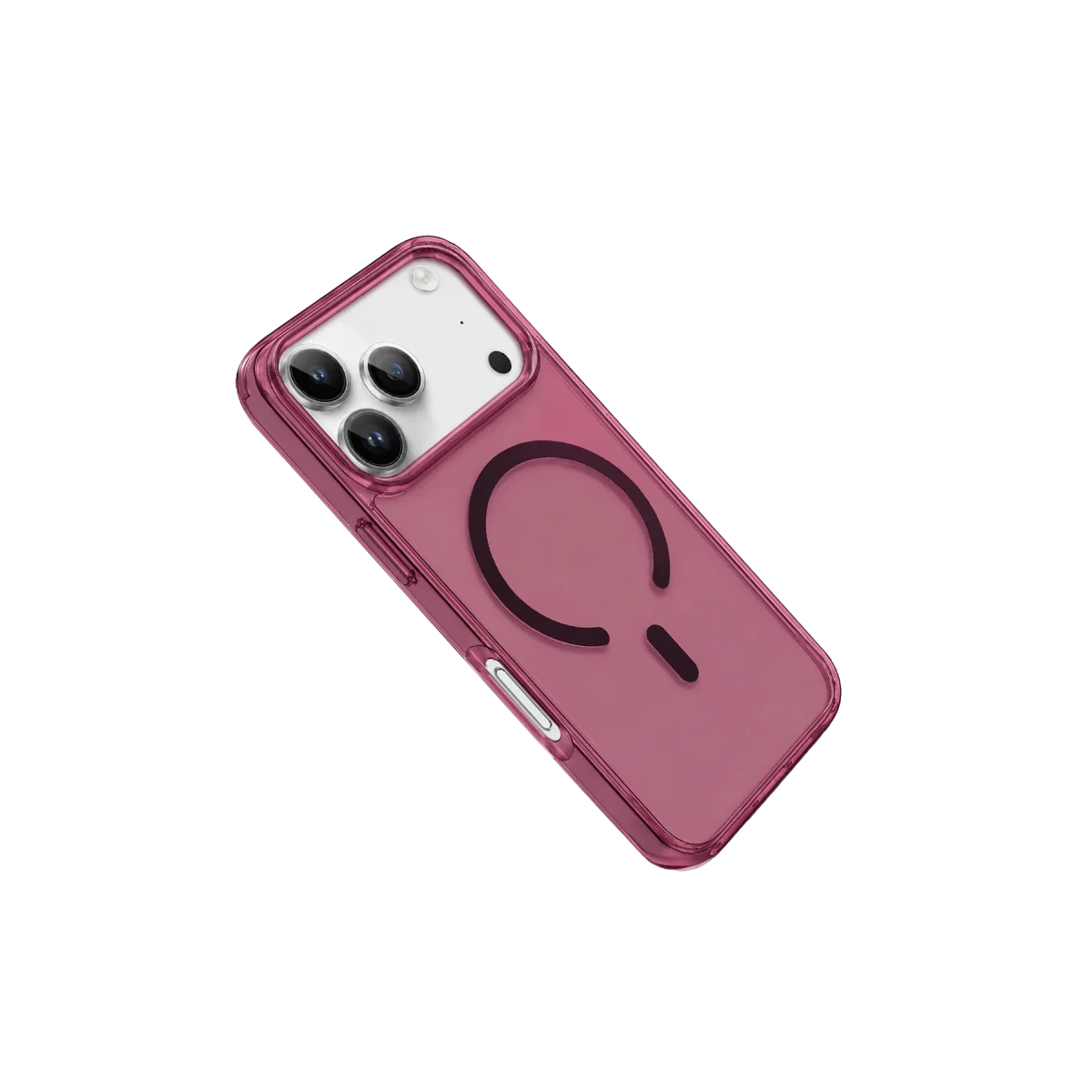 Apple iPhone 18 Pro Max Pc Real Magsafe Kapak - Bordo