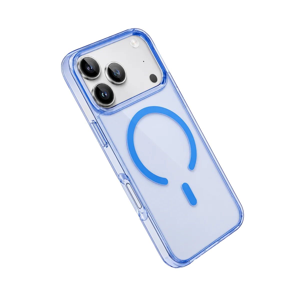 Apple iPhone 18 Pro Pc Real Magsafe Kapak - Sierra Blue