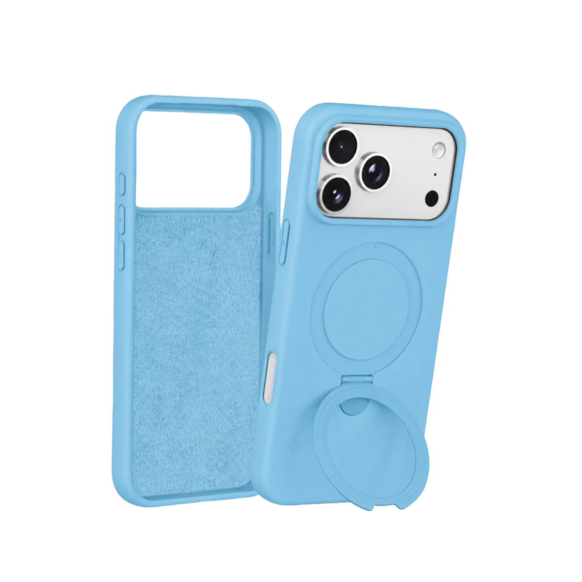 Apple iPhone 18 Pro Max Regal Magsafe Standlı Kapak - Sierra Blue