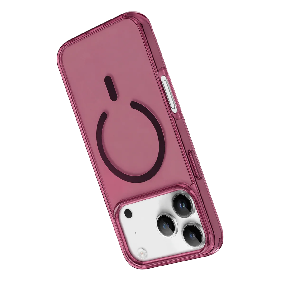 Apple iPhone 18 Pro Pc Real Magsafe Kapak - Bordo