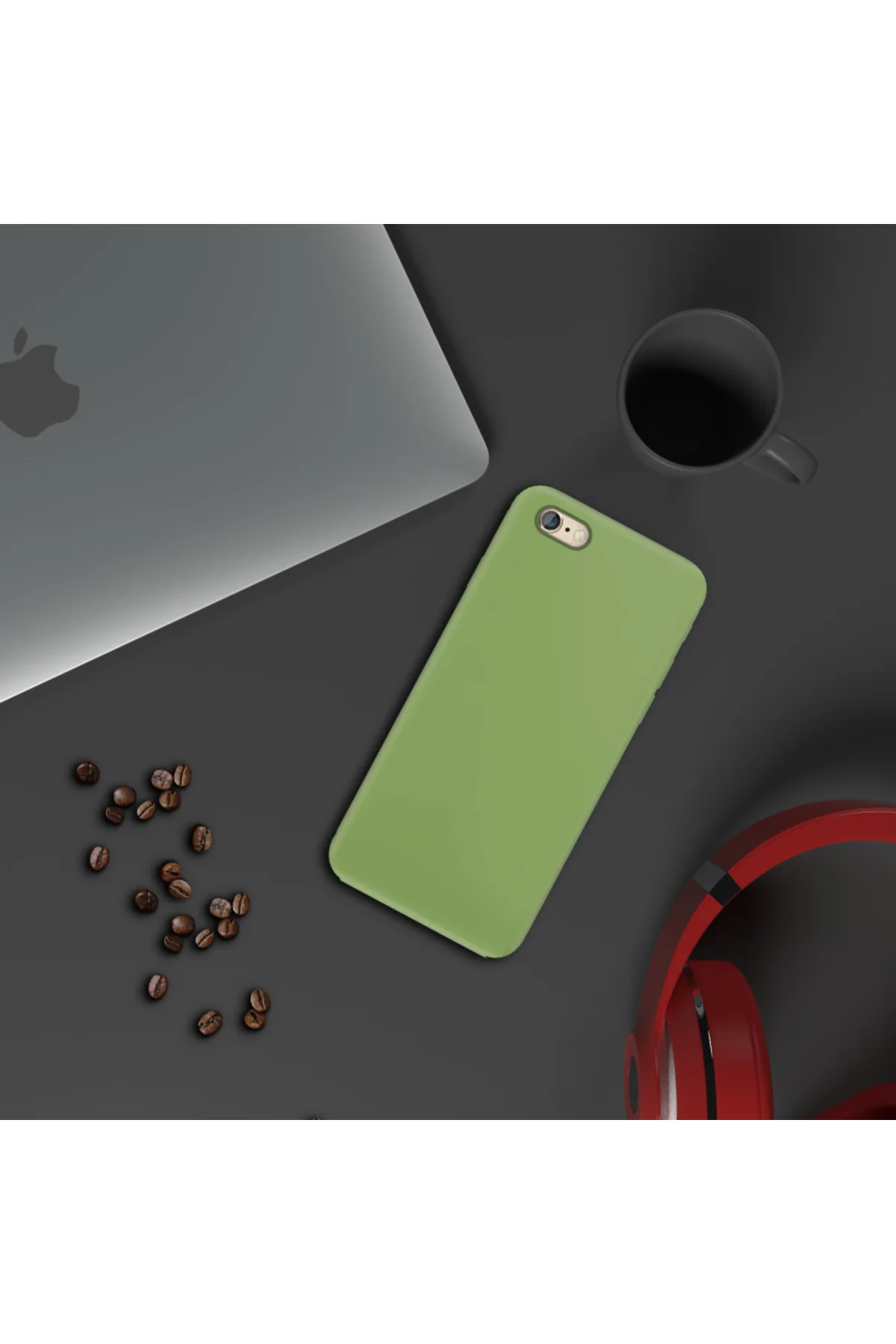 Apple iPhone 6 İnce Mat Silikon Kılıf Yeşil Apple iPhone 6 İnce Mat Silikon Kılıf Yeşil