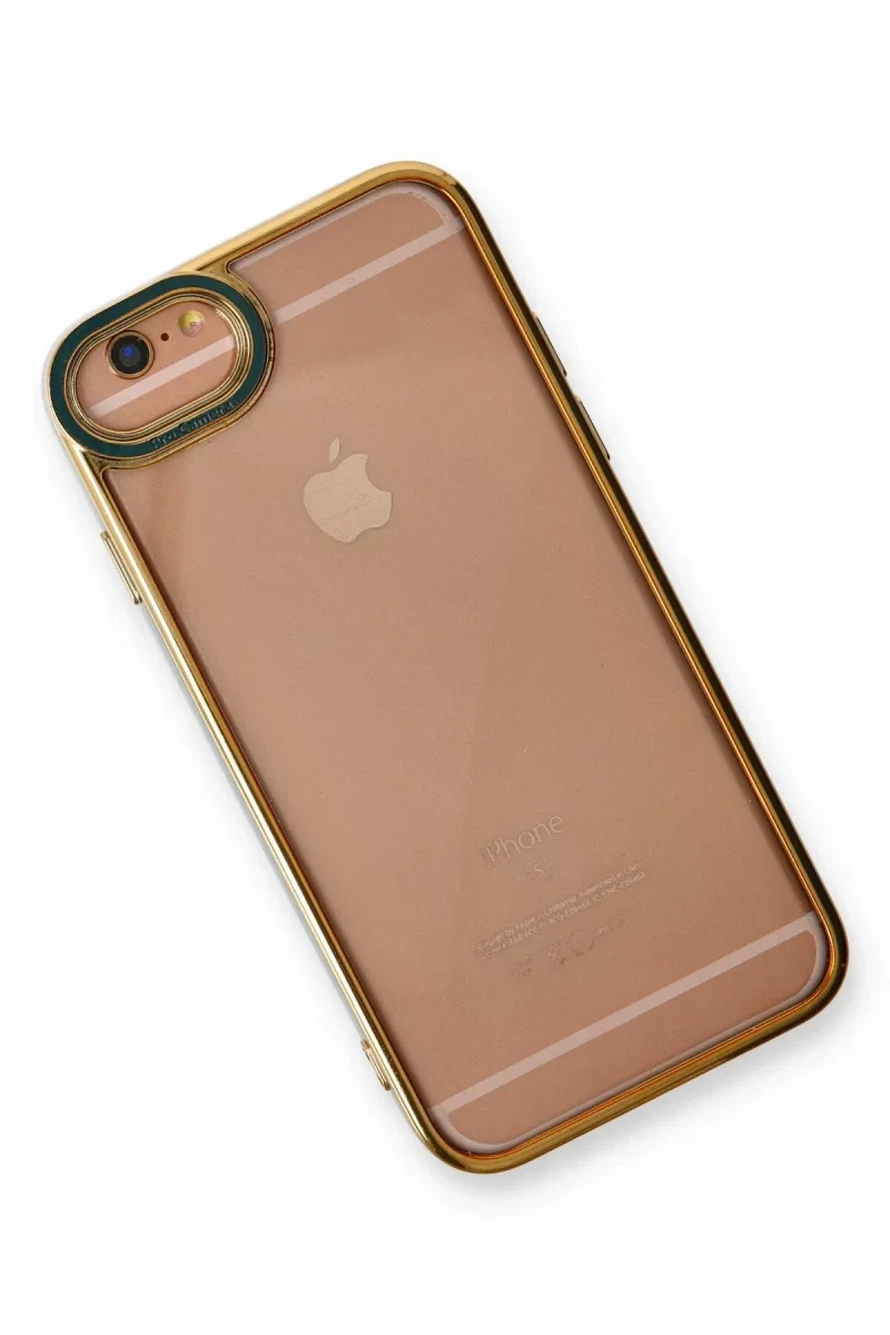 Apple iPhone 6 Kılıf Liva Lens Silikon - Yeşil Apple iPhone 6 Kılıf Liva Lens Silikon - Yeşil