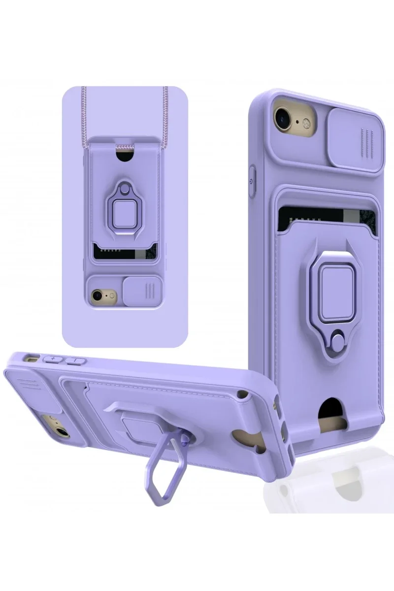 Apple iPhone 6 Kılıf Zuma Kartvizitli Yüzüklü Silikon - Lila Fiyatı, Yorumları ve Özellikleri
