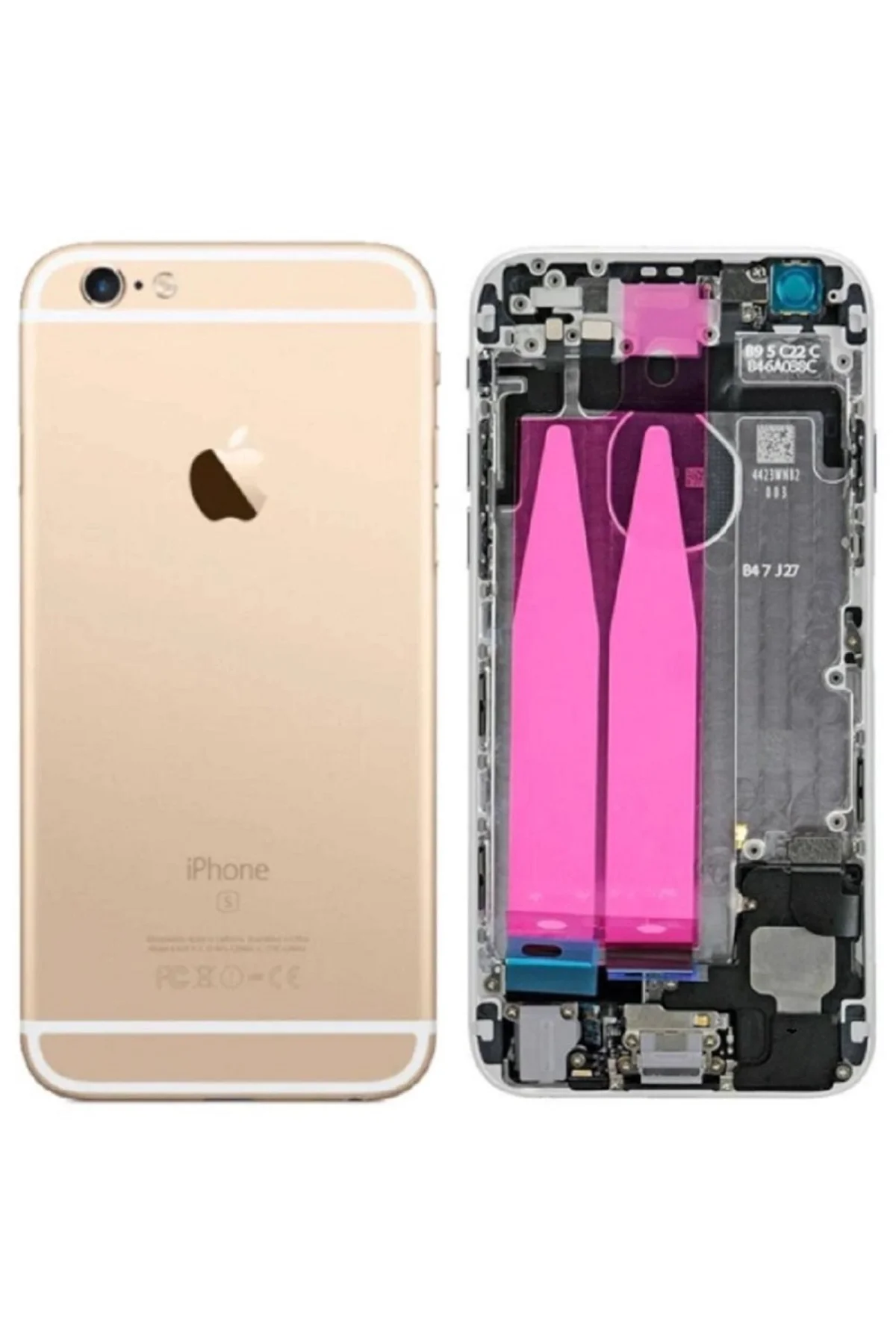 Apple İphone 6s Full Dolu Kasa Kapak Servis Kalite Gold