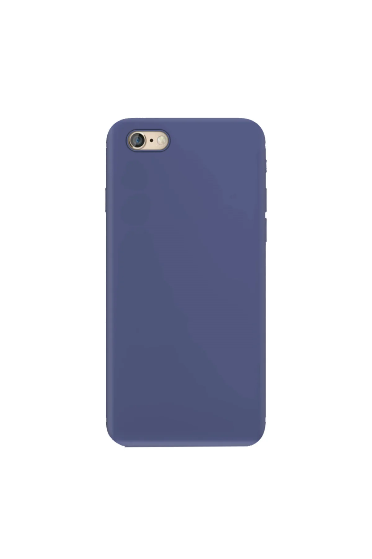 Apple iPhone 6S İnce Mat Silikon Kılıf Lacivert