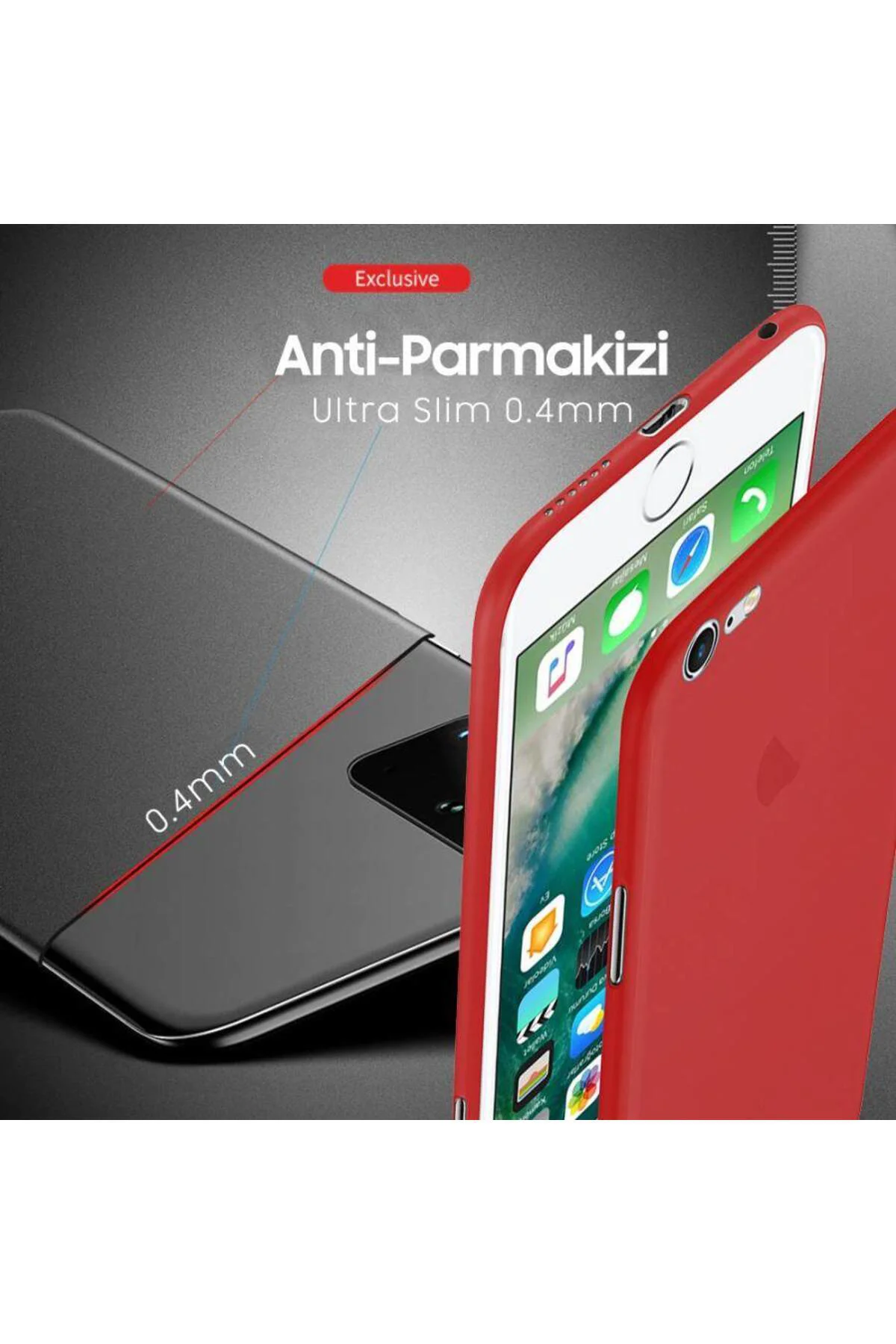 Apple iPhone 6S Ultra Slim Lüx Kılıf Siyah Apple iPhone 6S Ultra Slim Lüx Kılıf Siyah