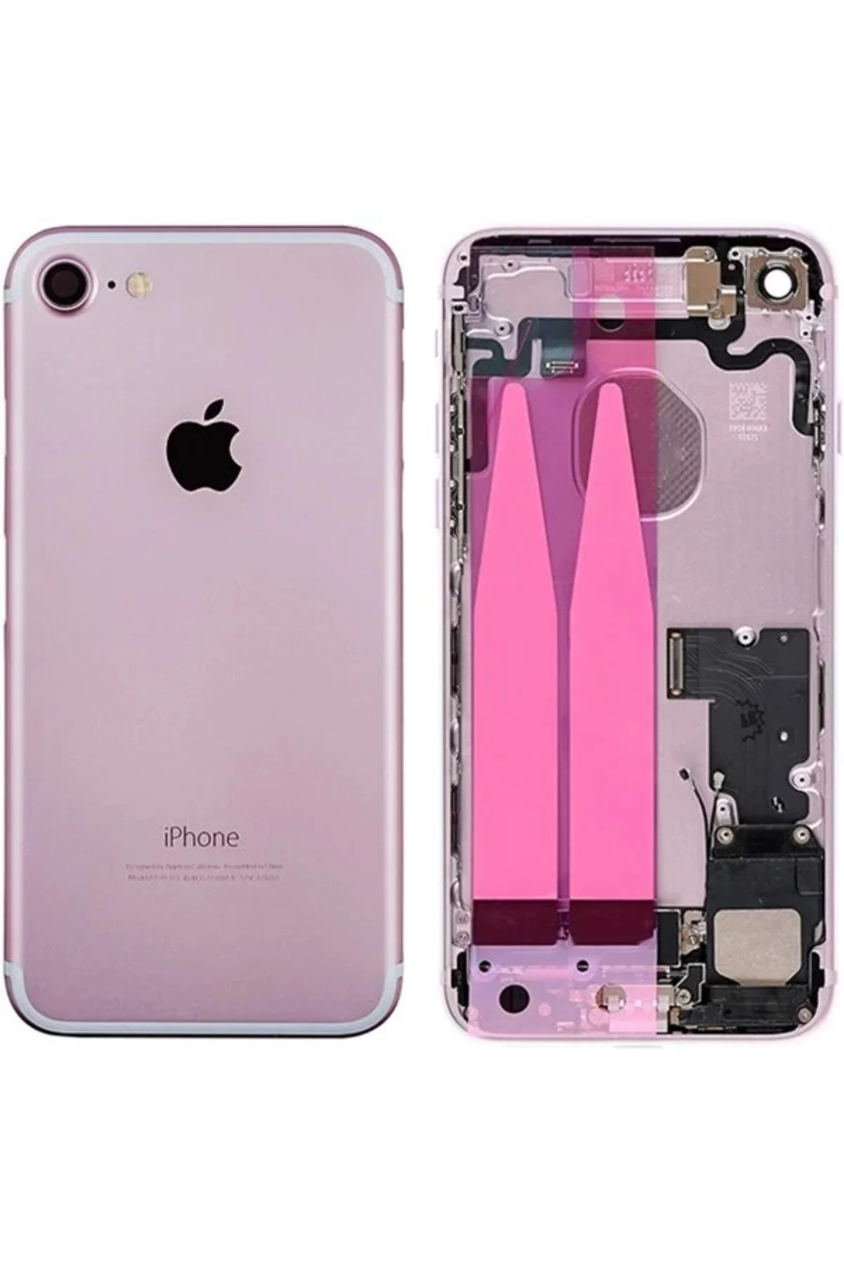 Apple İphone 7 full Dolu Kasa Kapak + Tamir Seti Kırmızı