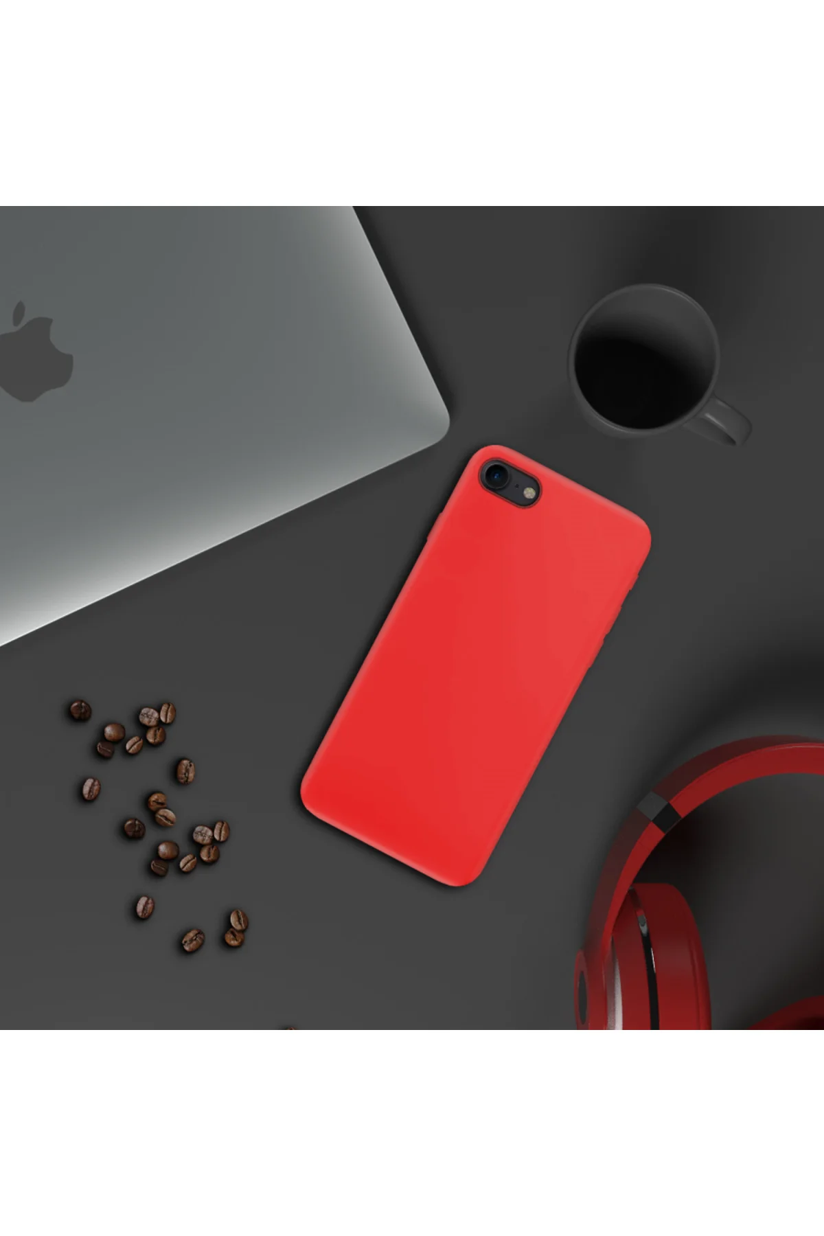 Apple iPhone 7 İnce Mat Silikon Kılıf Kırmızı Fiyatı, Yorumları ve Özellikleri