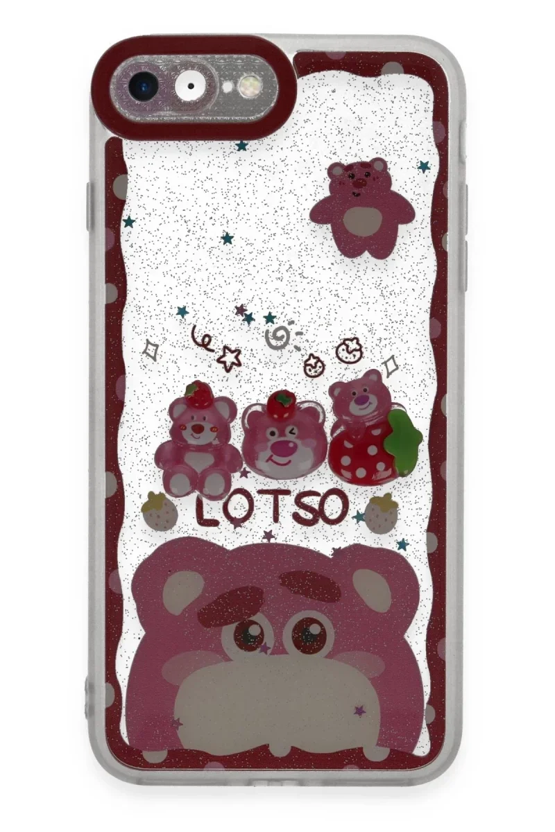 Apple iPhone 7 Kılıf Sweet Desenli Silikon Kapak - Pembe Apple iPhone 7 Kılıf Sweet Desenli Silikon Kapak - Pembe