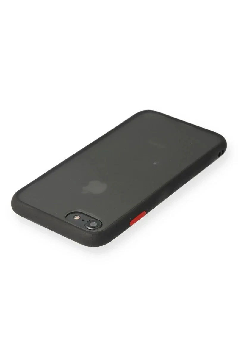 Apple iPhone 7 Kılıf Montreal Silikon Kapak - Siyah
